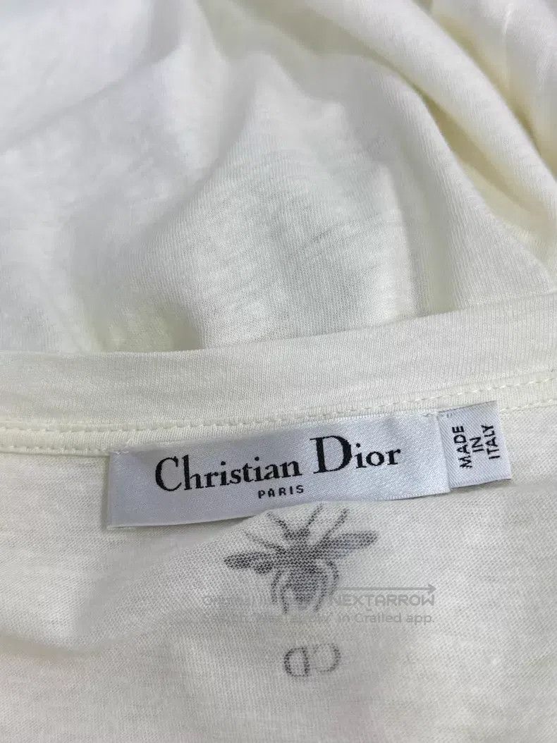 Dior Dior Beige luminous cool letter spherical T-shirt Size XS / US 0-2 / IT 36-38 - 4 Thumbnail