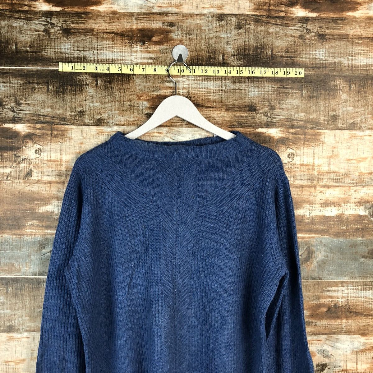 Homespun Knitwear × Japanese Brand Altais japan vintage Blue sweatshirt Knitwear #A1561 Size US L / EU 52-54 / 3 - 5 Thumbnail