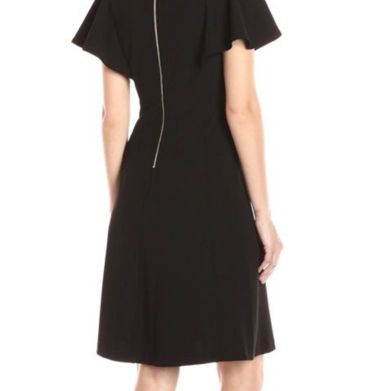 calvin klein black fit and flare dress Shop Calvin Klein clothing and handbags at SilkRoll. Trade with us! main image 0