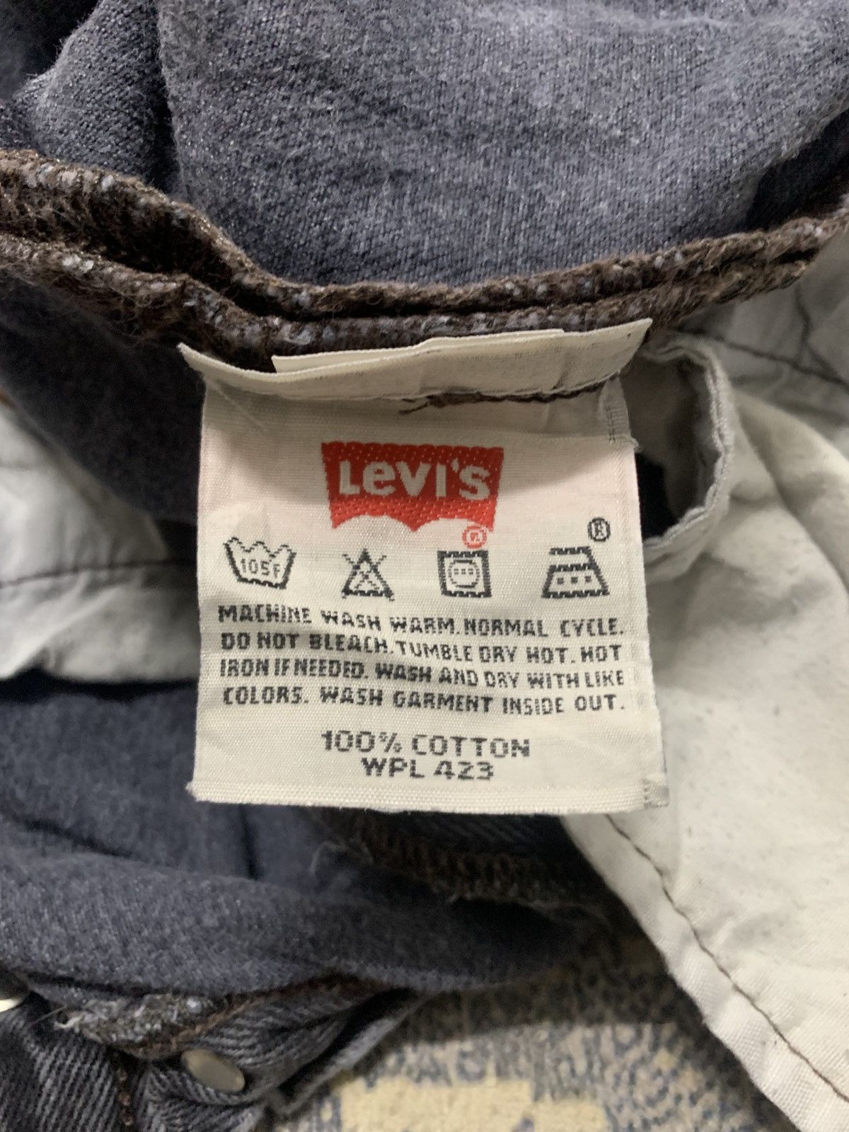 Levi's Vtg Levis 501 Levis Faded Black Wash Jeans W34 Size US 34 / EU 50 - 14 Thumbnail