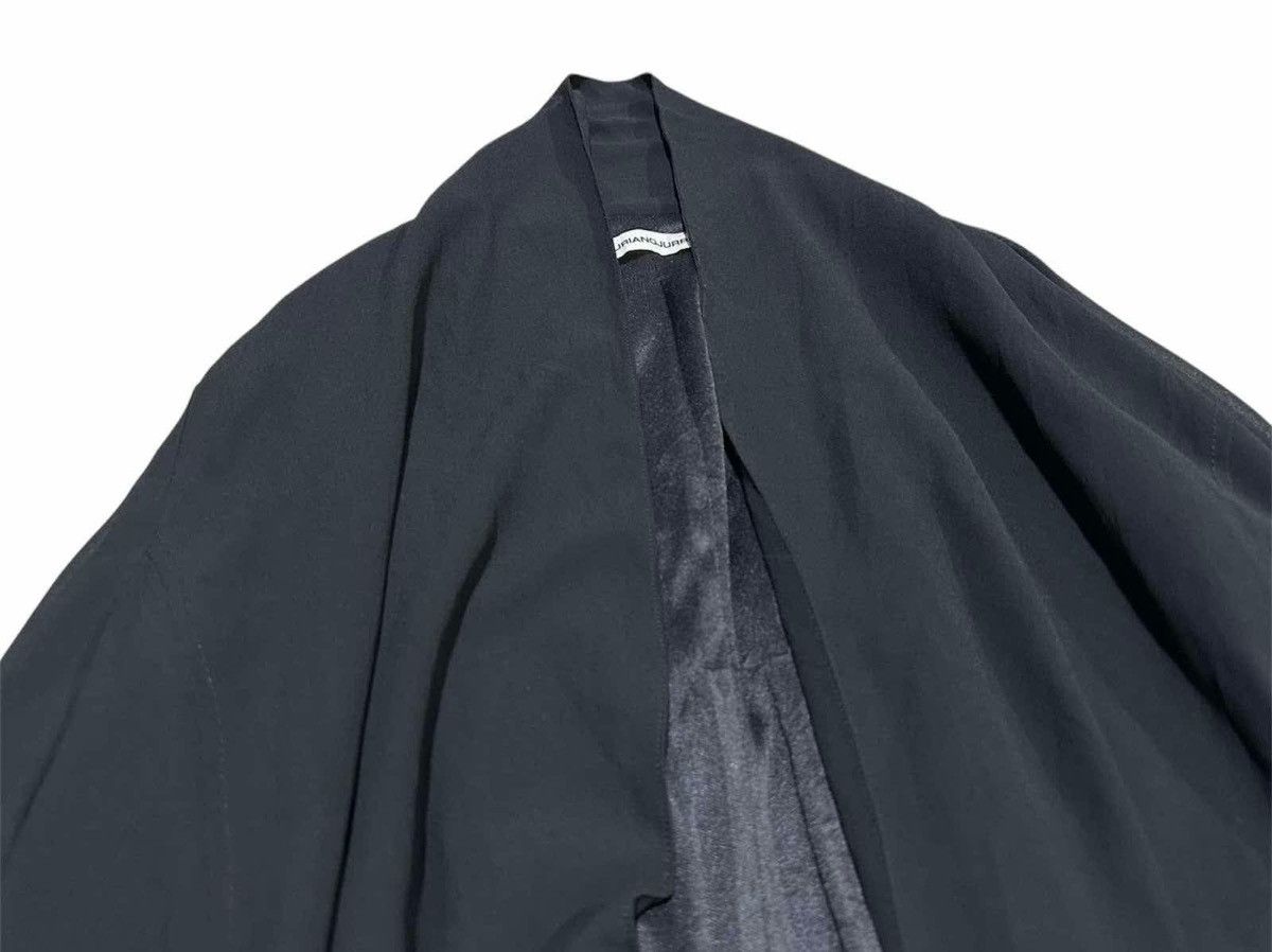 Japanese Brand 🔥Vintage Juriano Jurrie Drape Cardigan See Thru Double Layer Size US L / EU 52-54 / 3 - 3 Thumbnail