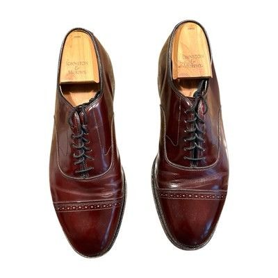 Johnston & Murphy Johnston & Murphy Men’s Aristocrat Cap Toe Color Burgundy s Size US 9 / EU 42 - 4 Thumbnail