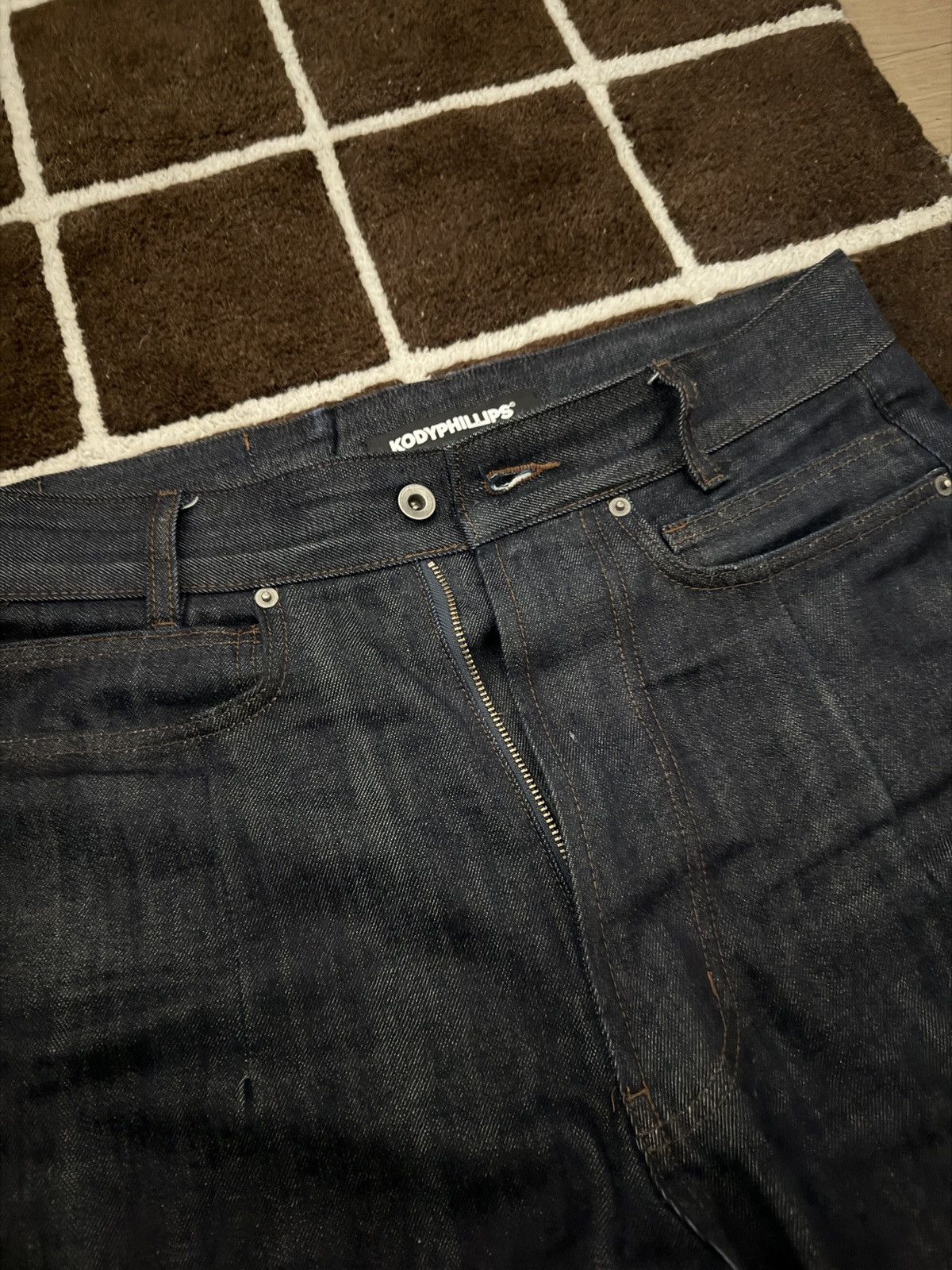 Kody Phillips Kody Phillips Raw Indigo Selvedge Denim Jeans Size US 32 / EU 48 - 2 Thumbnail