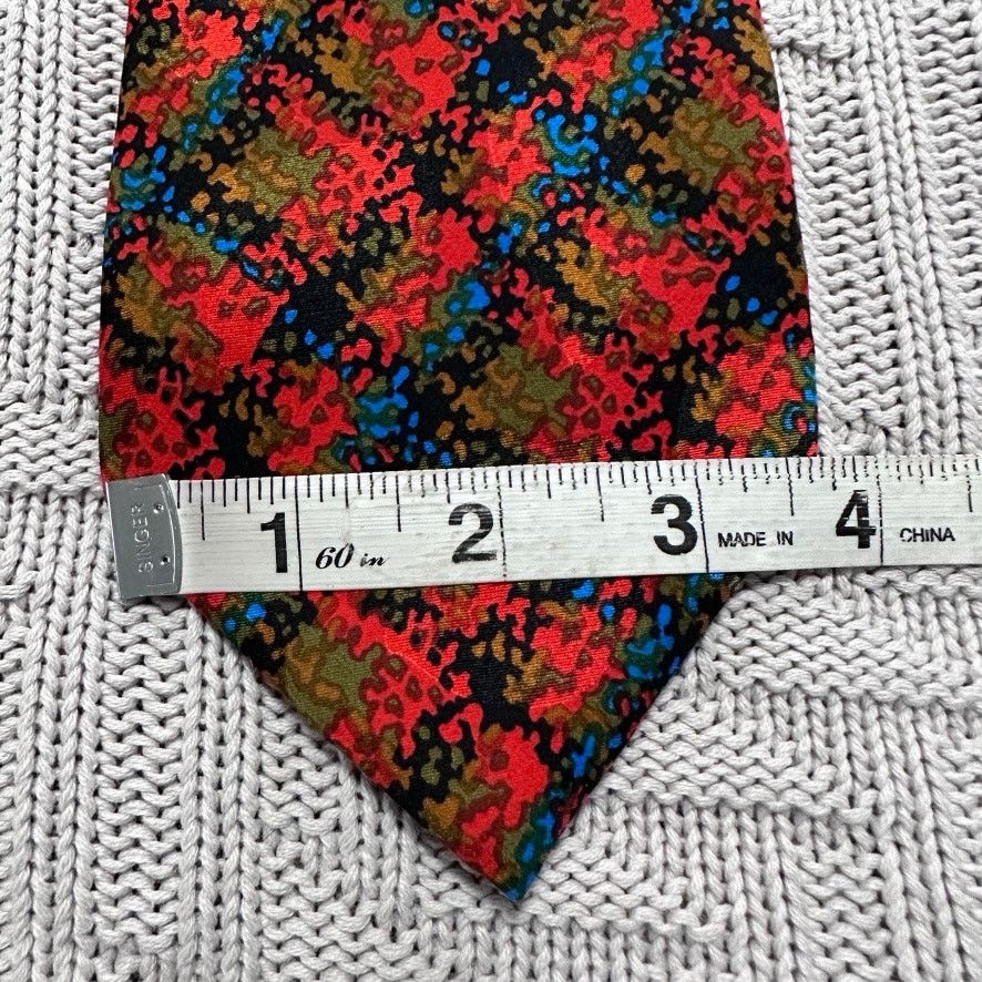 Vintage Vintage Serica Elite red abstract Italian silk tie Size ONE SIZE - 5 Thumbnail