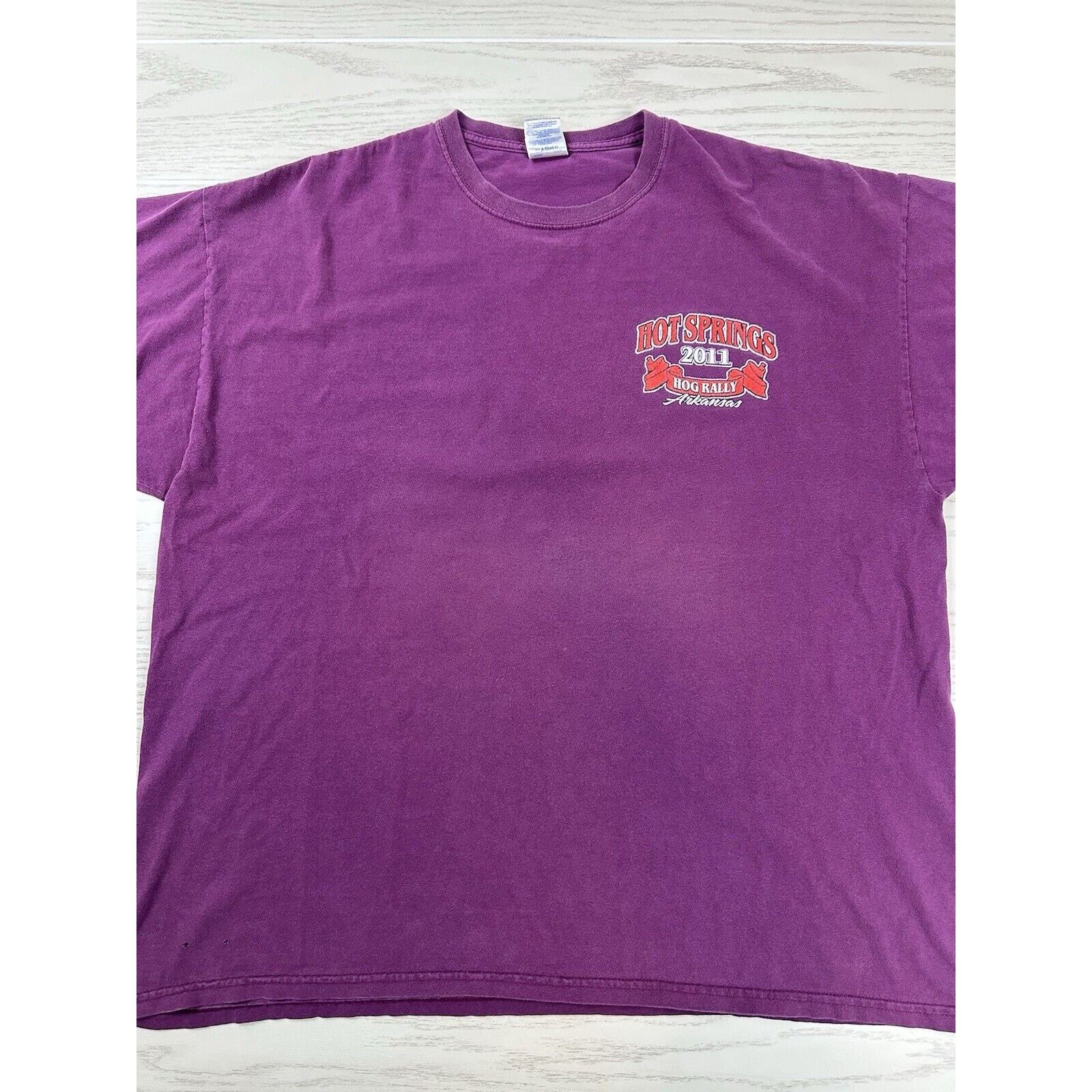 Gildan × Vintage Y2K Hot Springs Hog Rally Shirt Size US XXL / EU 58 / 5 - 2 Thumbnail