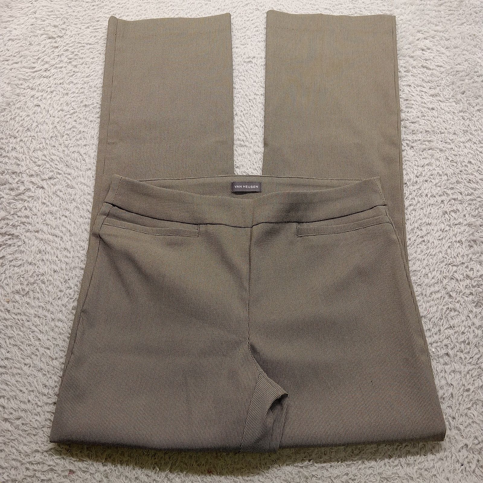 & Other Stories Van Heusen Dress Pants 8 (32 X 32) Women's Houndstooth Size 30" / US 8 / IT 44 - 3 Thumbnail
