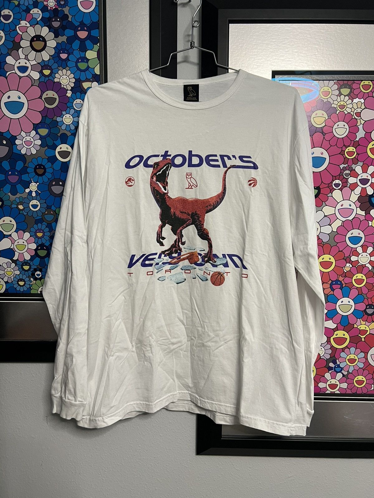 October's Very Own OVO Jurassic Park LS Size US XL / EU 56 / 4 - 1 Thumbnail