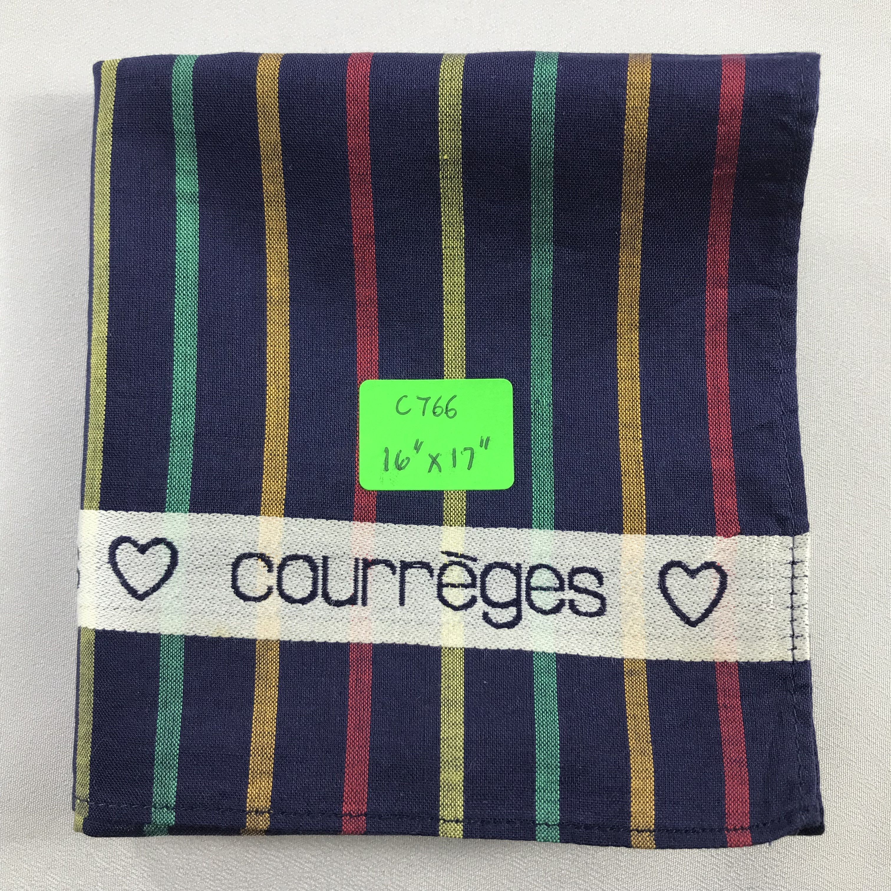 Courreges Courreges Handkerchief / Bandana / Neckerchief C766 Size ONE SIZE - 7 Thumbnail