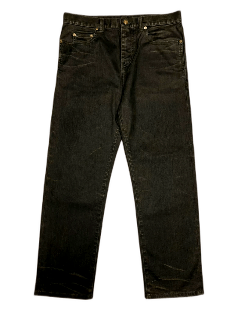 Saint Laurent Paris saint laurent black straight jeans Size US 29 - 1 Thumbnail