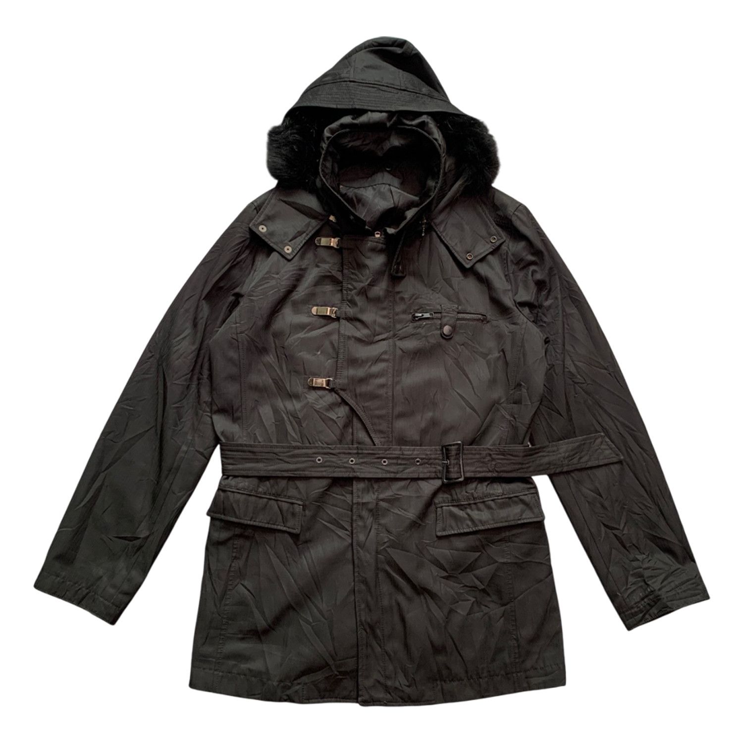 Issey Miyake RARE TÊTE HOMME ISSEY MIYAKE Trench Coat Jacket Size M / US 6-8 / IT 42-44 - 1 Thumbnail