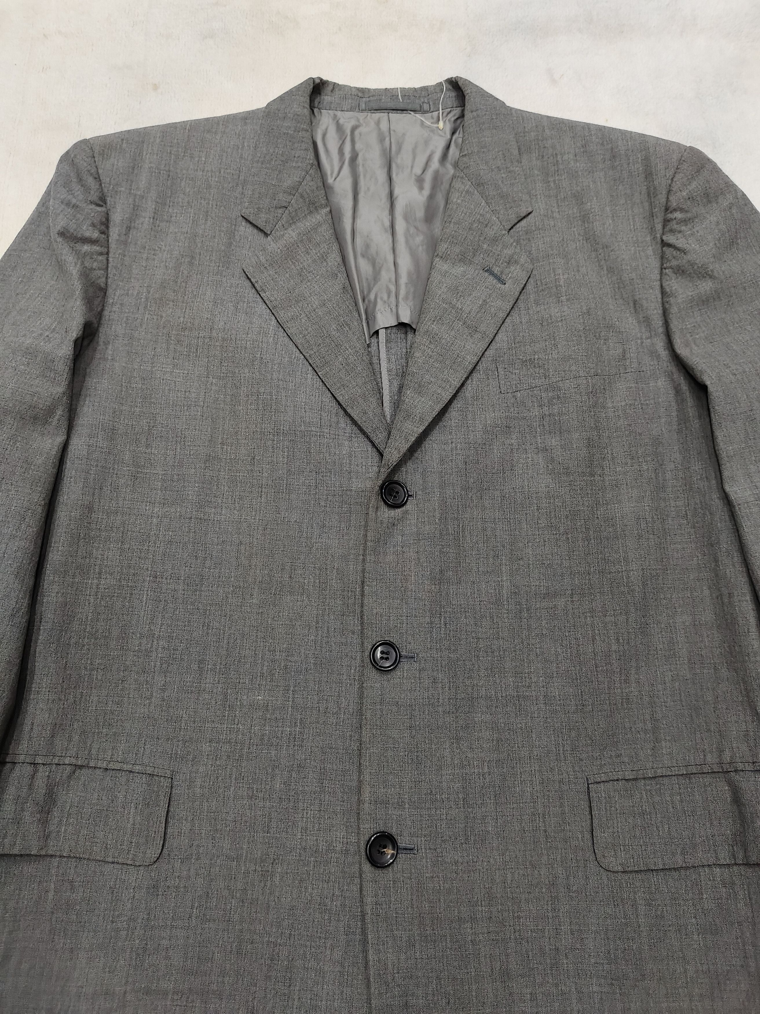 Comme des Garcons AD2000 CDG Homme- Minimal Tailoring Wool Suit Jacket Size US L / EU 52-54 / 3 - 2 Thumbnail