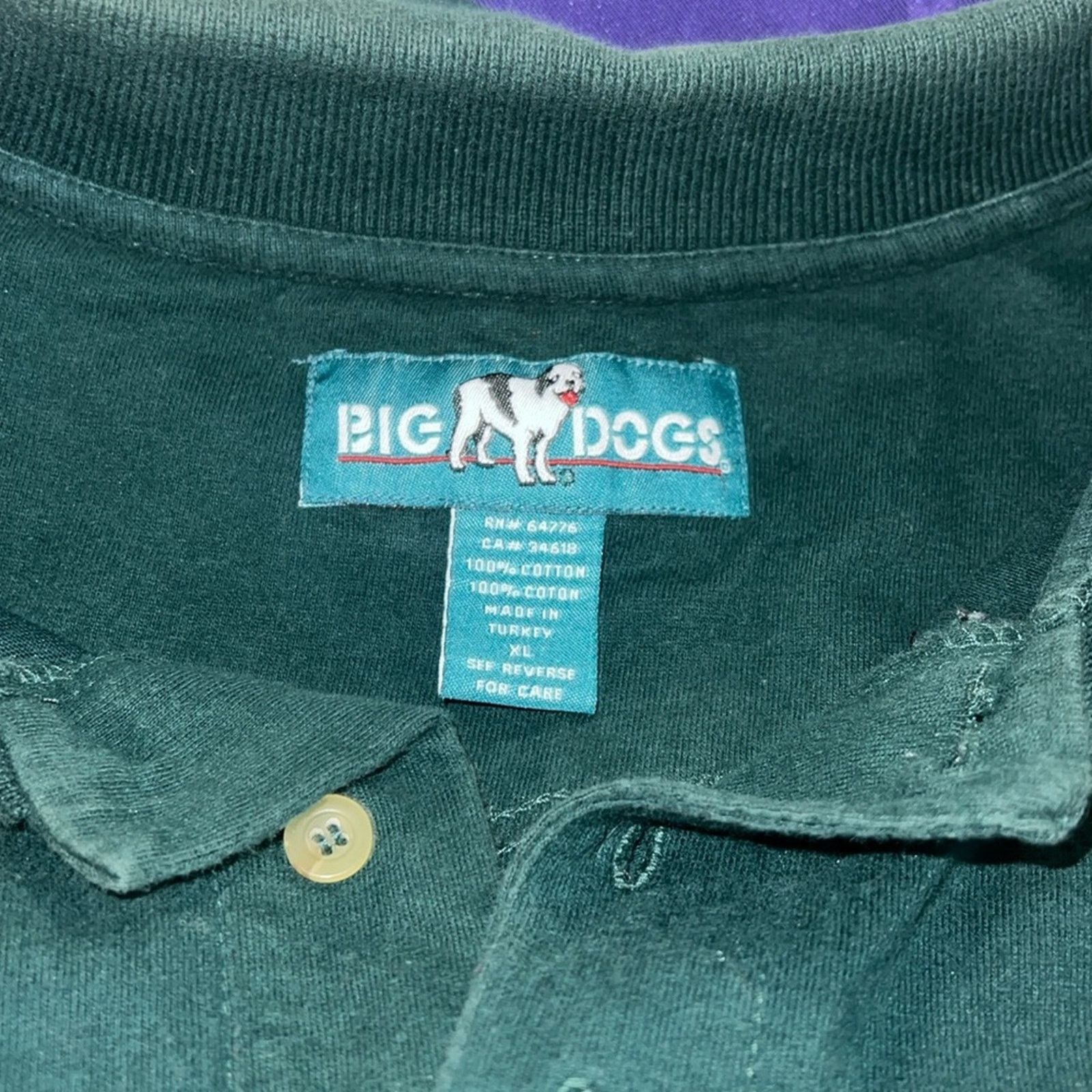 Big Dogs VINTAGE BIG DOGS rugby style embroidered logo long sleeve XL Size US XL / EU 56 / 4 - 2 Thumbnail