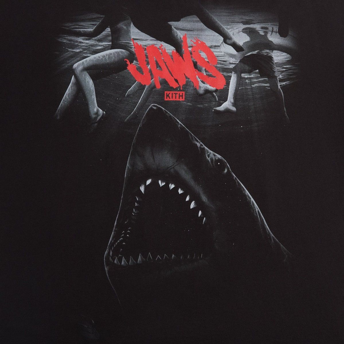 Kith Kith JAWS Underwater Vintage Tee T-Shirt Men’s Size XL Black Size US XL / EU 56 / 4 - 3 Thumbnail