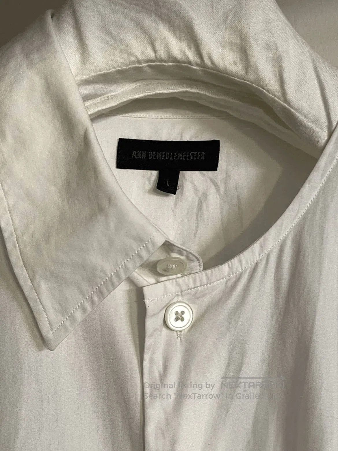 Ann Demeulemeester Ann Demeuleester Unevenness Shirt. Size US L / EU 52-54 / 3 - 6 Thumbnail