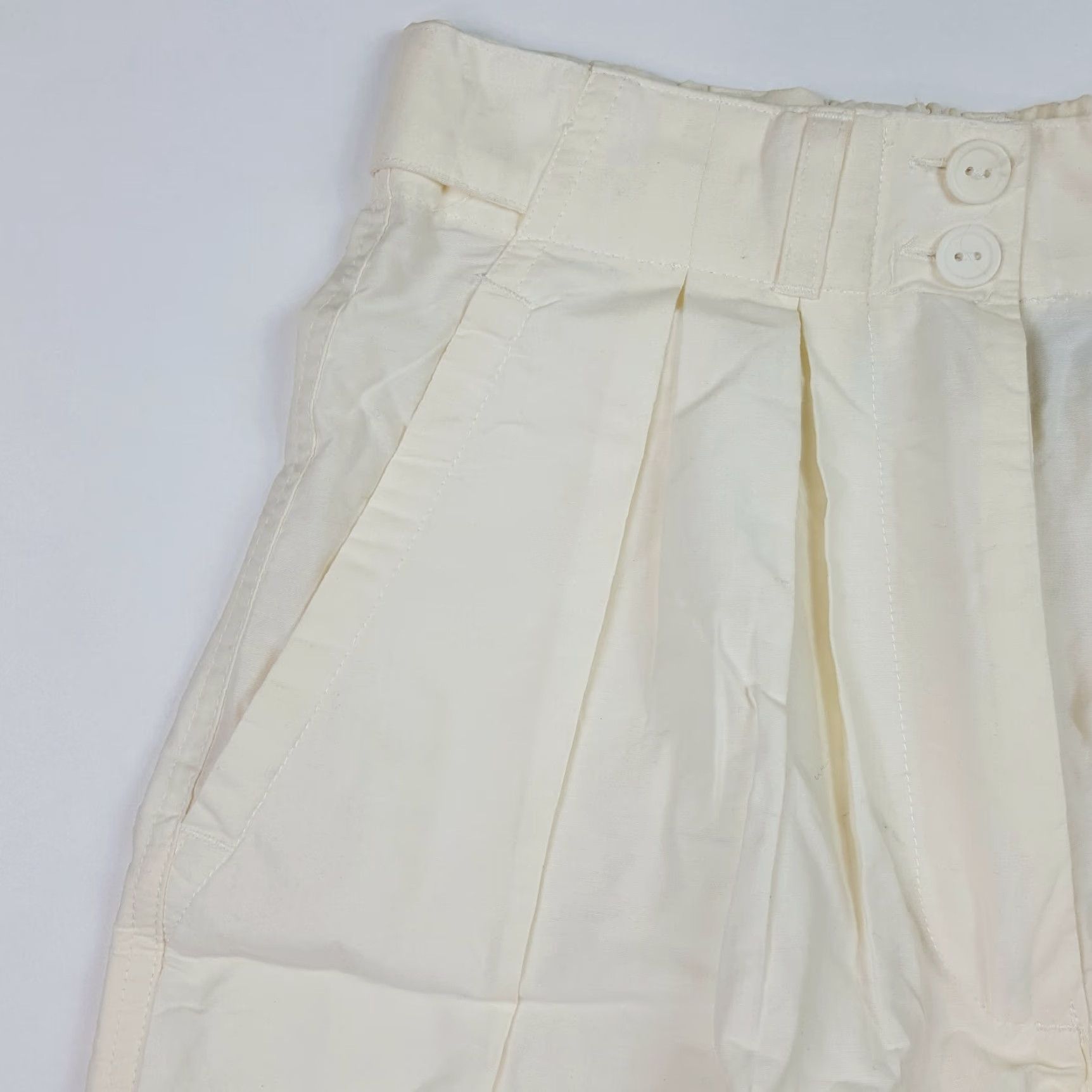 Rockport VTG Rockport Womens Size Small Cream Pleated Golf Chino Retro Outdoor Shorts Size 26" / US 2 / IT 38 - 3 Thumbnail