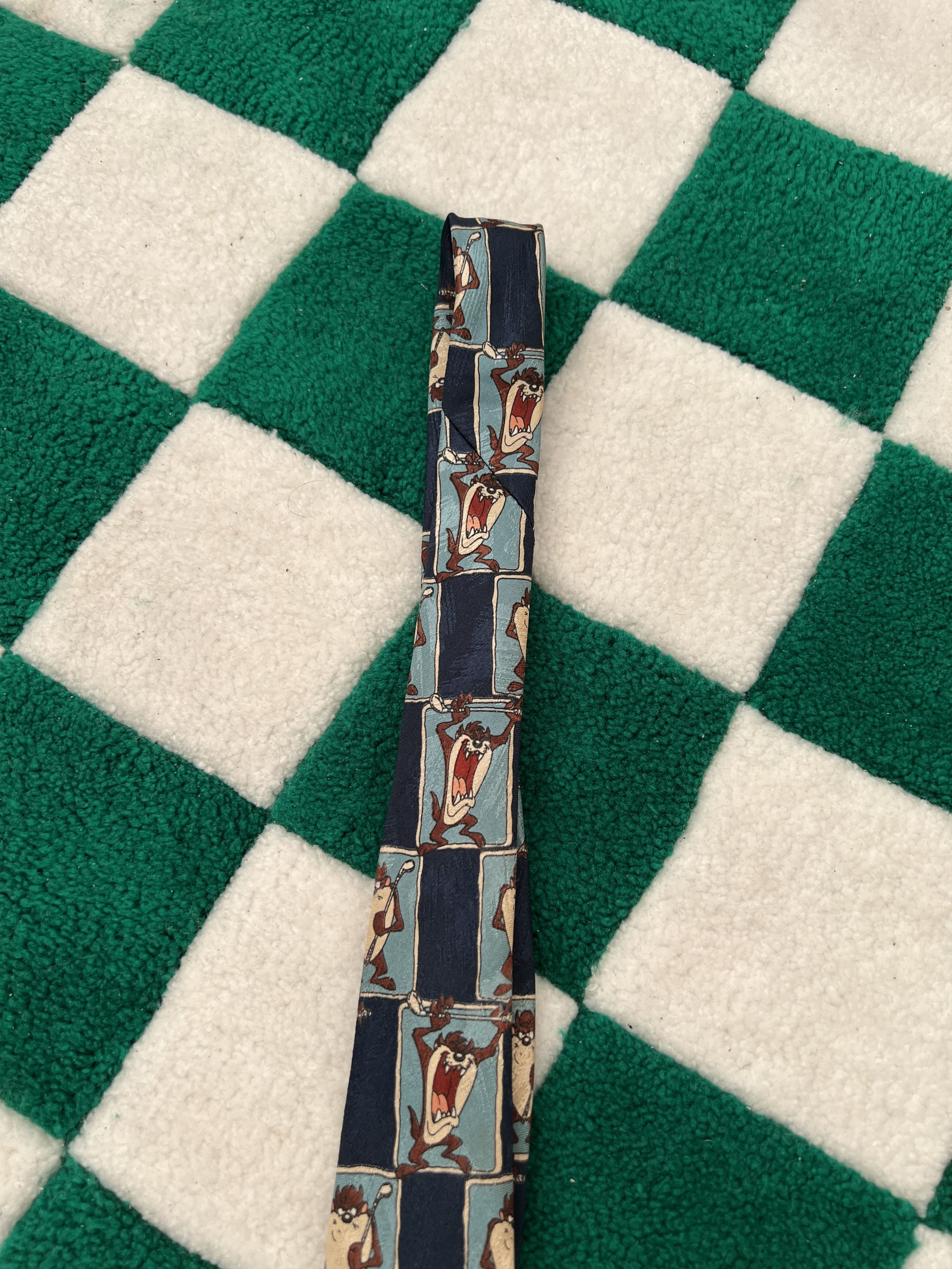 Cartoon Network Vintage 1998 Looney Tunes Taz Cartoon movie tie Size ONE SIZE - 5 Thumbnail