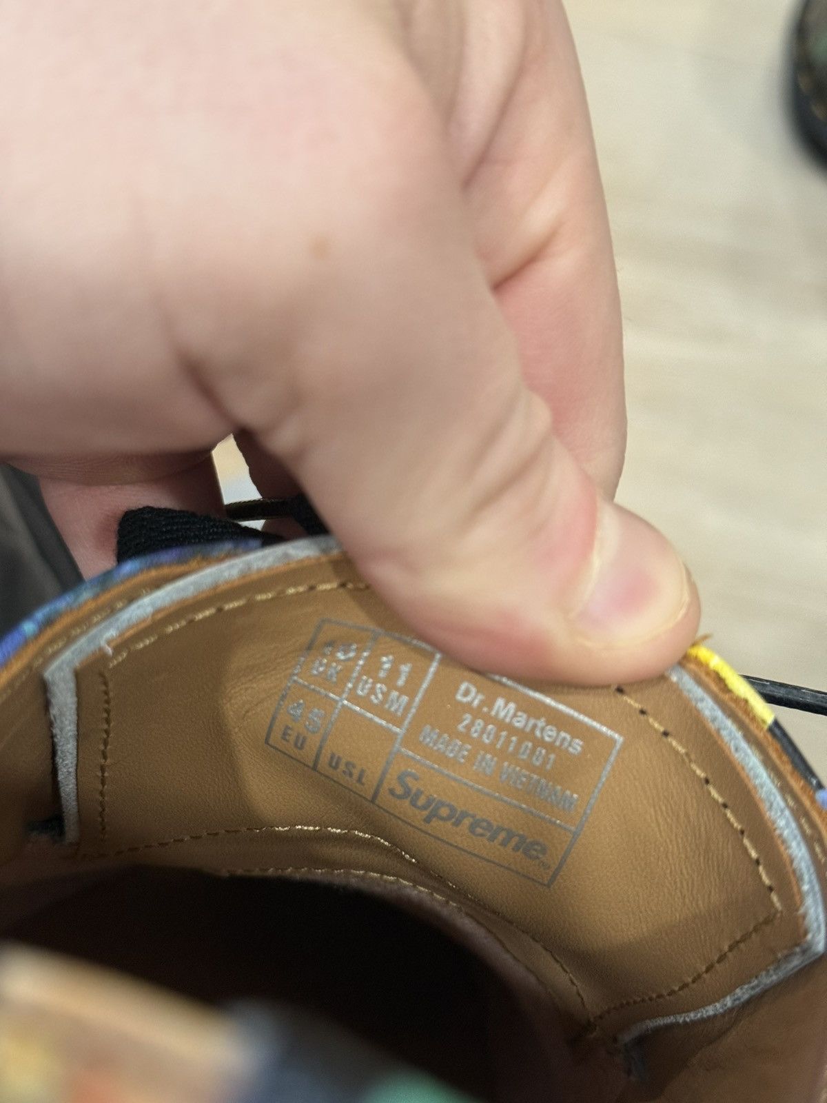 Supreme × Yohji Yamamoto Supreme Yohji Yamamoto Dr Marten 1461 Shoes Size US 11 / EU 44 - 19 Thumbnail
