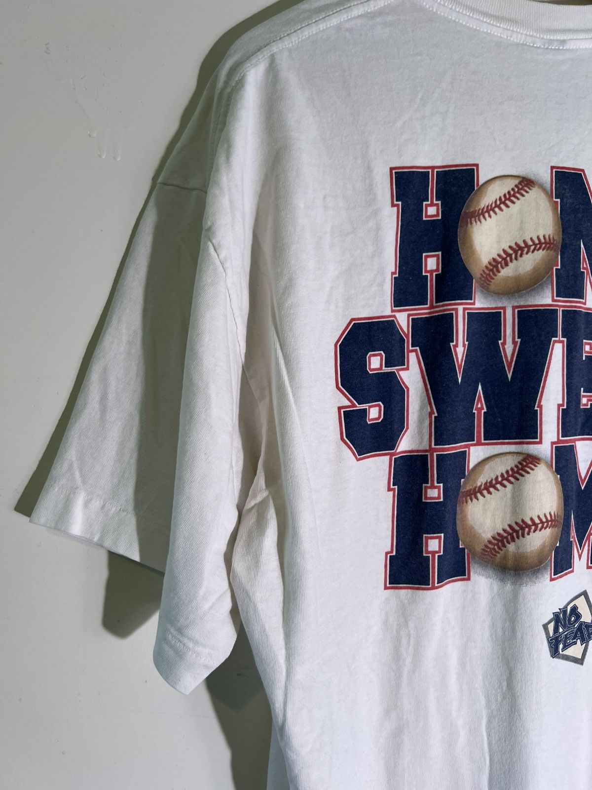 Vintage 90’s VTG Vintage No Fear Sweet Home Baseball Retro Tee Shirt Size US XL / EU 56 / 4 - 4 Thumbnail
