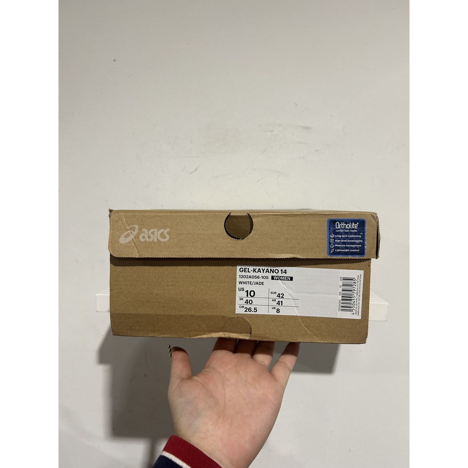 Asics ASICS GEL-KAYANO 14 CELCILE BAHNSEN WHT JADE SZ 10 PREOWNED Size US 10 / EU 43 - 14 Thumbnail