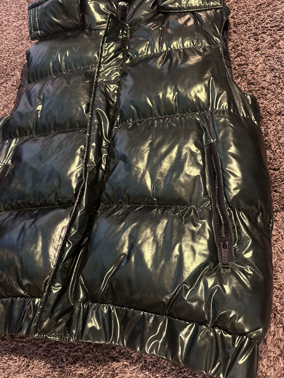Boohoo BoohooMAN bubble Vest Green Size Large Size US L / EU 52-54 / 3 - 2 Thumbnail