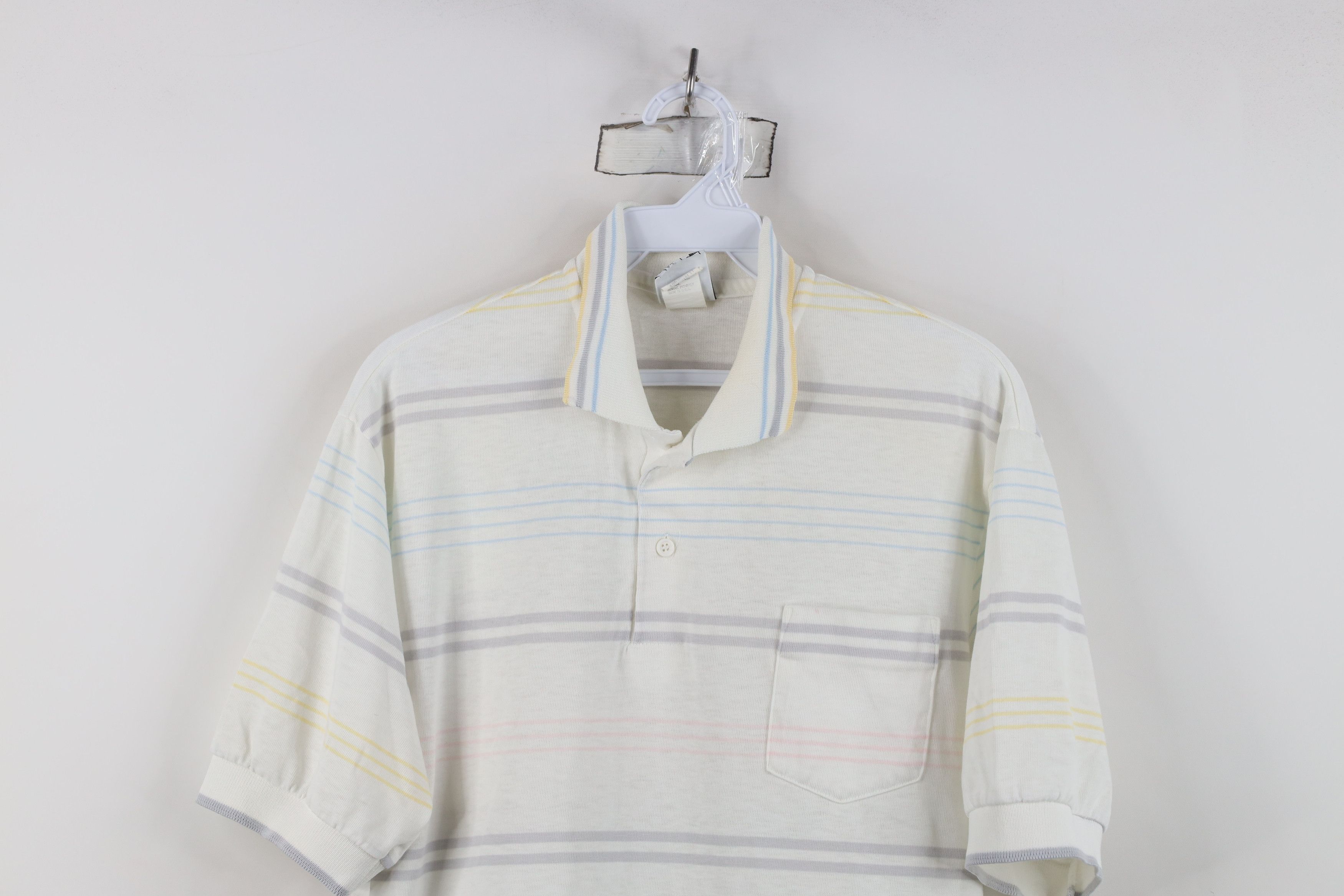 Wrangler Vintage 70s 80s Wrangler Sheer Knit Collared Polo Shirt USA Size US XL / EU 56 / 4 - 2 Thumbnail