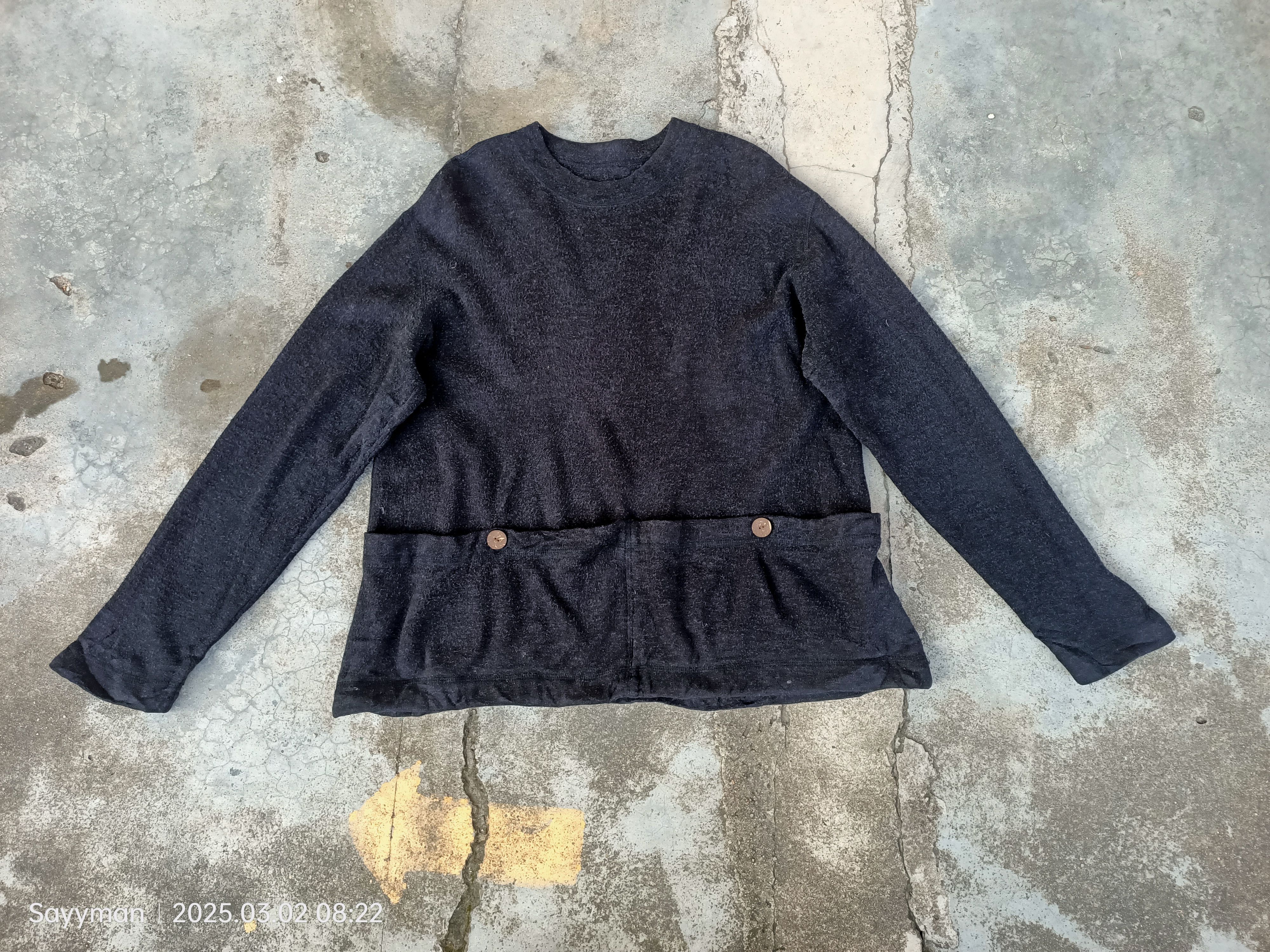 Hai Sporting Gear × Issey Miyake Vintage Hai Sporting Gear Issey Miyake Sweatshirt Size US M / EU 48-50 / 2 - 4 Thumbnail