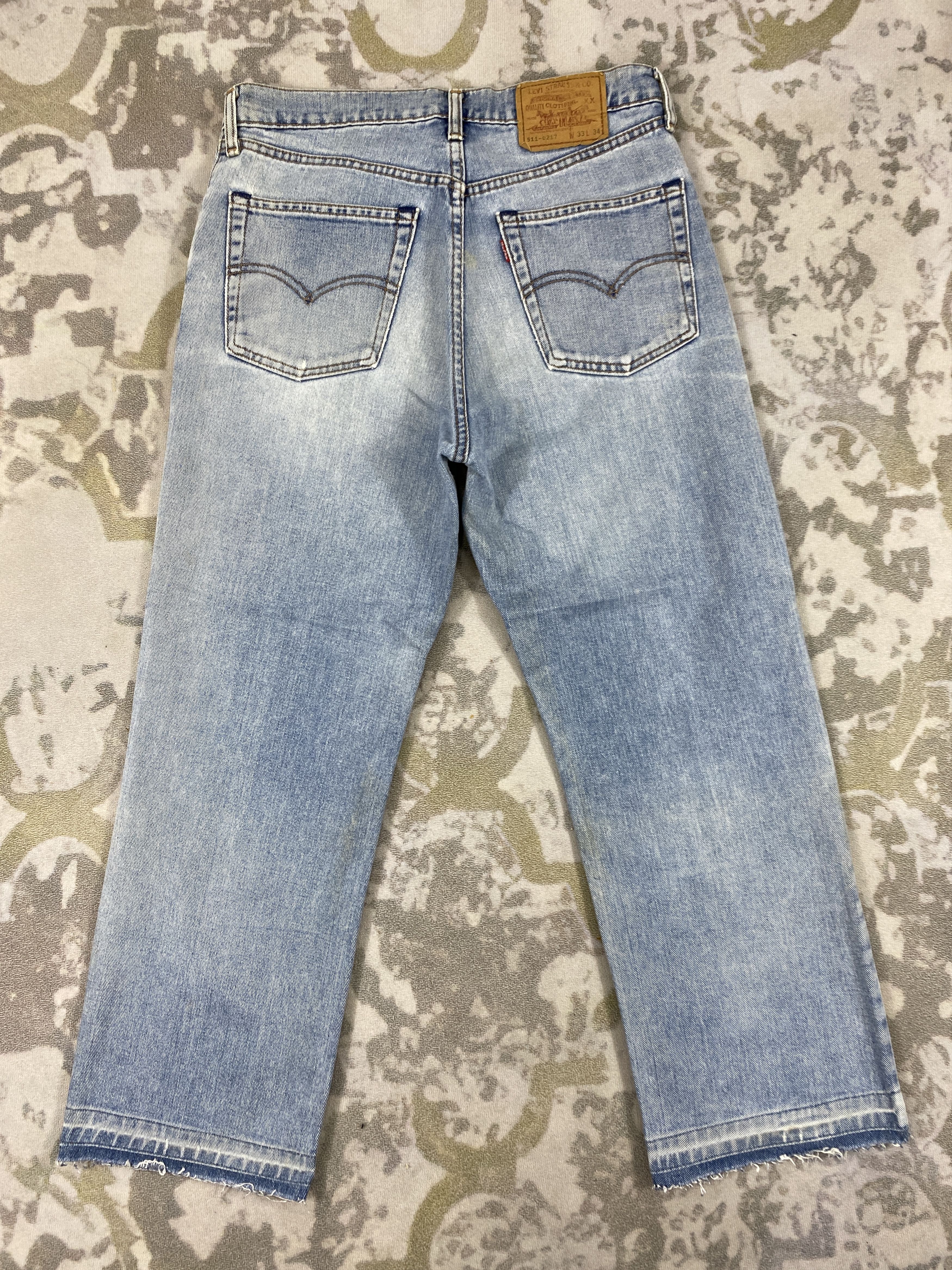 Levi's Distressed Blue Vintage Levi's 511 Jeans 31x25.5 - JN3686 Size US 31 - 2 Thumbnail