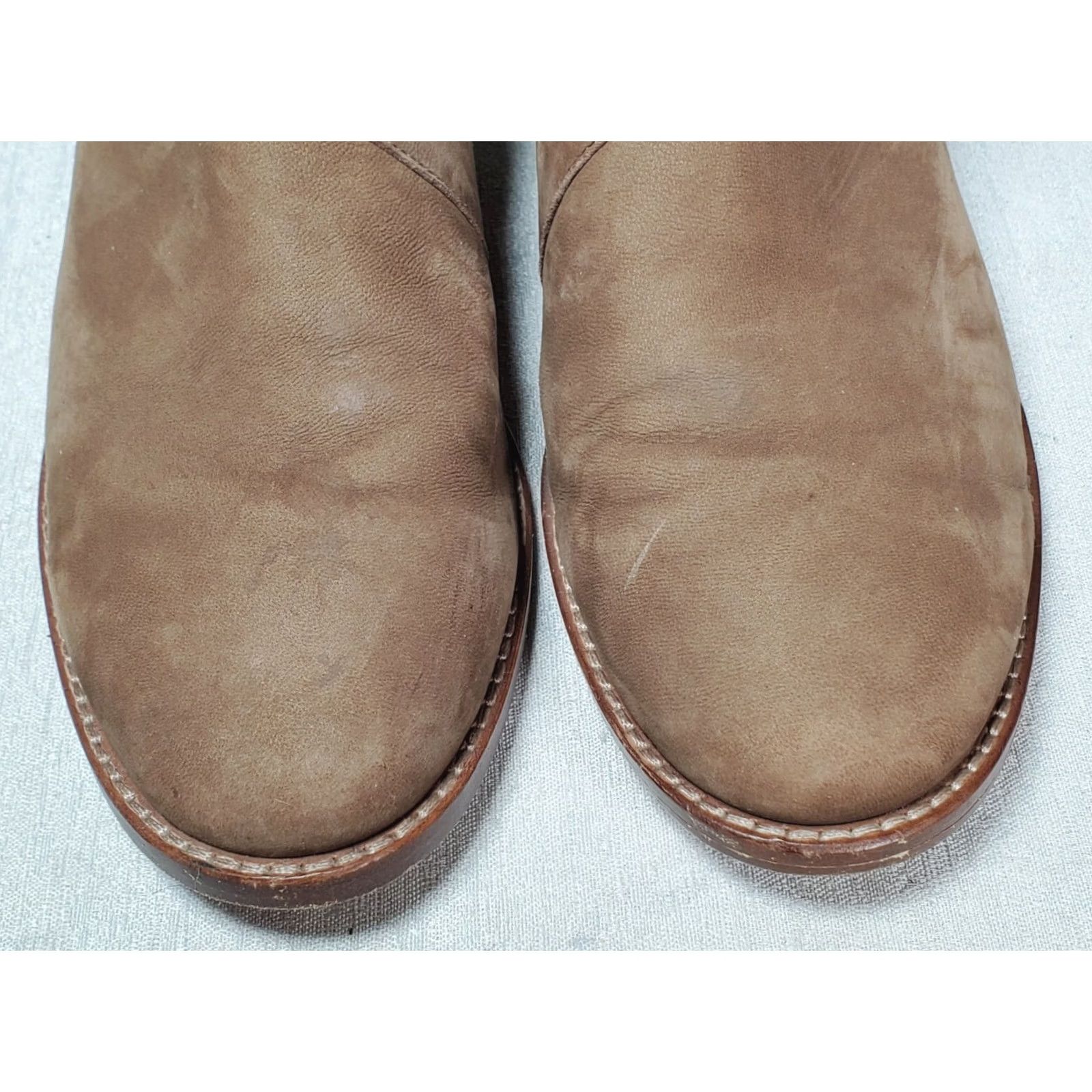 Eileen Fisher Eileen Fisher Billie Tumbled Nubuck Booties Women’s Size US 10 Ankle Boots Brown Leather 1.5" Heel Zip Size US 10 / IT 40 - 7 Thumbnail
