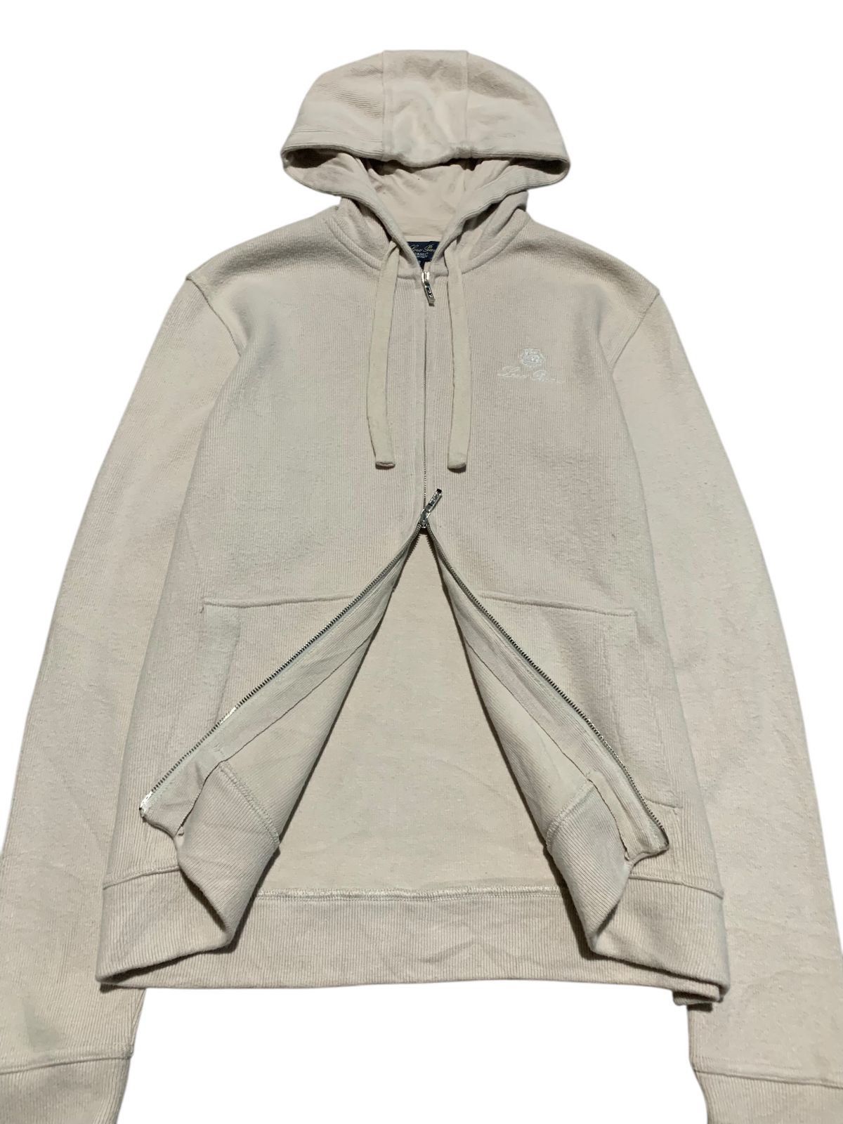 Loro Piana Loro Piana double zipper hoodie in beige Size S / US 4 / IT 40 - 2 Thumbnail