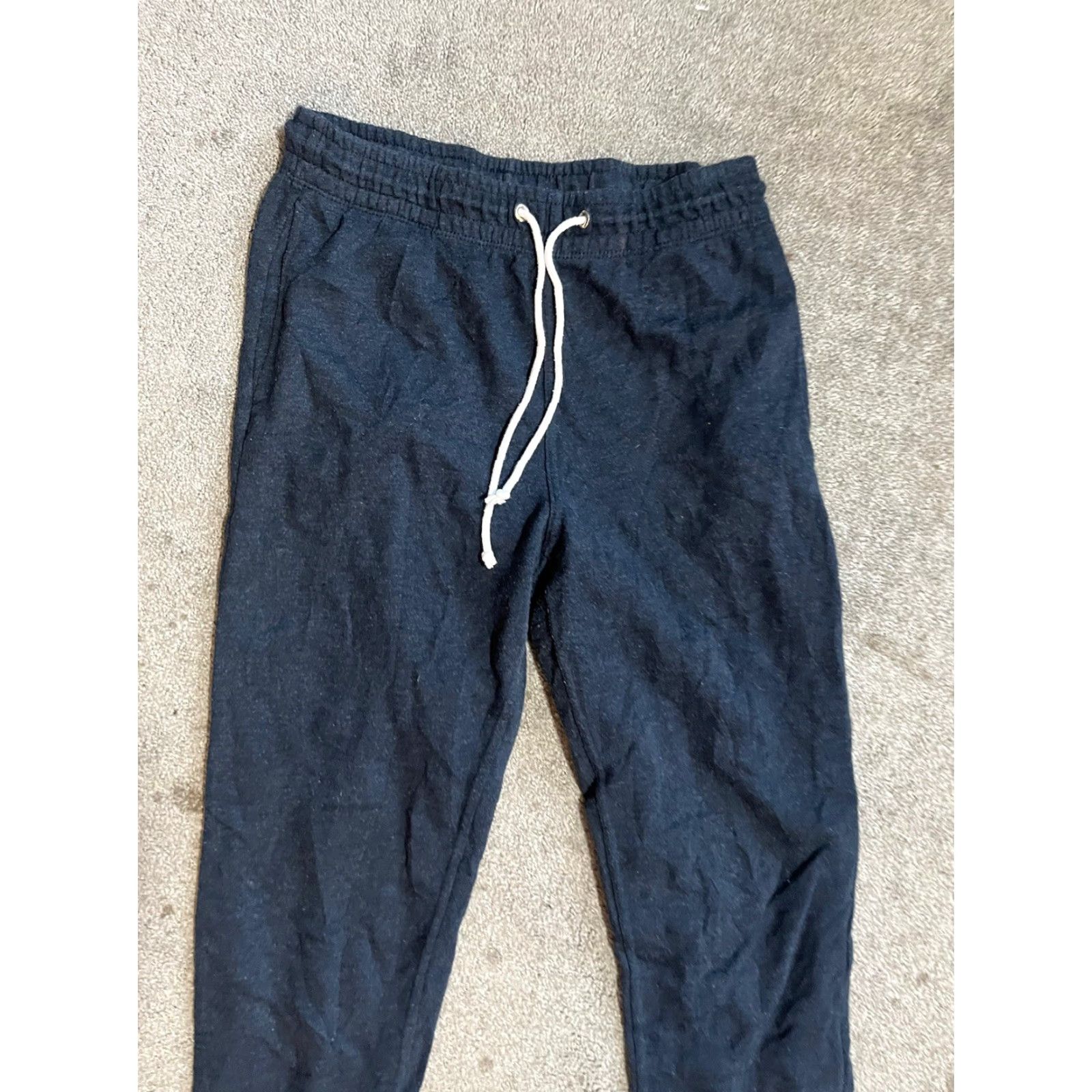 H&M H&M Sweatpants Unisex Adults Drawstring Navy Blue Size S Size 28" / US 6 / IT 42 - 2 Thumbnail