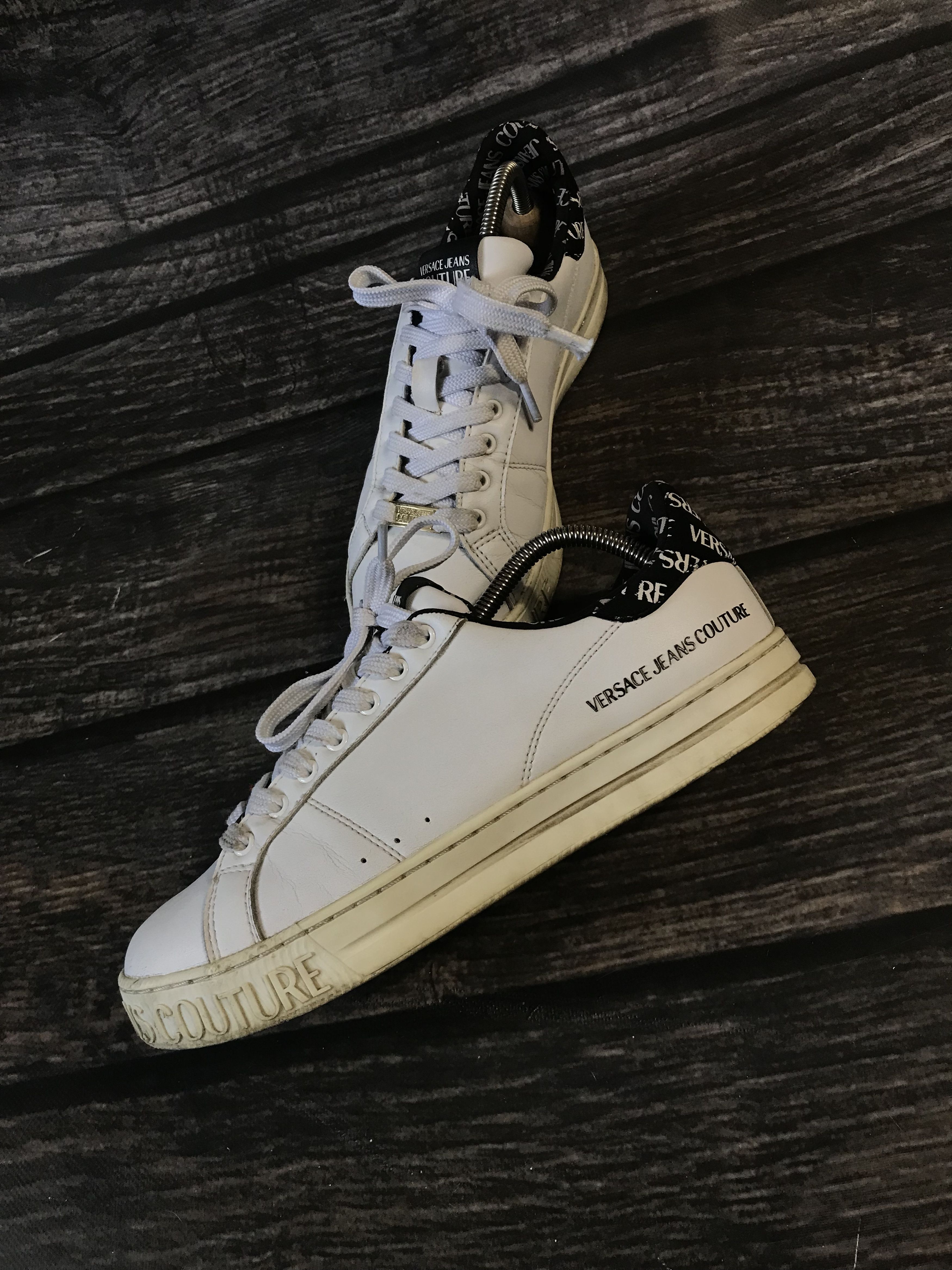 Versace Versace Couture Basic Leather Low Sneakers Size US 8 / EU 41 - 2 Thumbnail