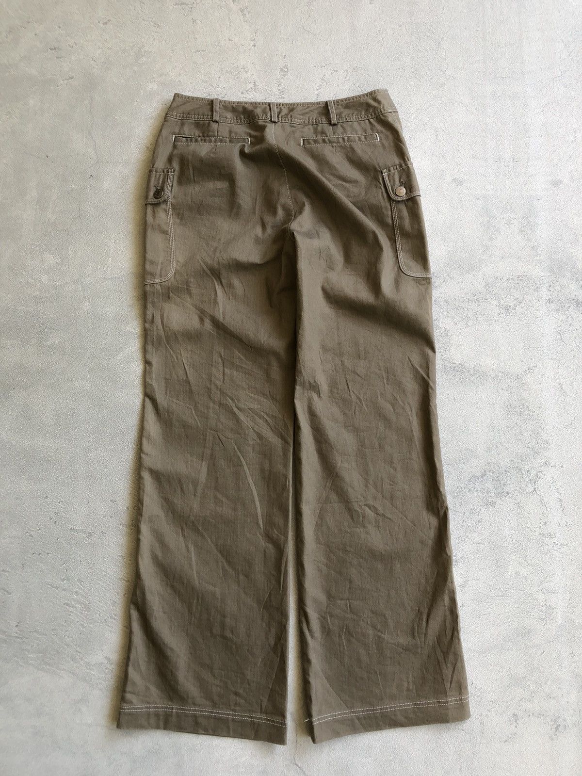 If Six Was Nine × Japanese Brand × Junko Shimada Vintage 77i Junko Shimada cargo wide pants Size 29" - 4 Thumbnail