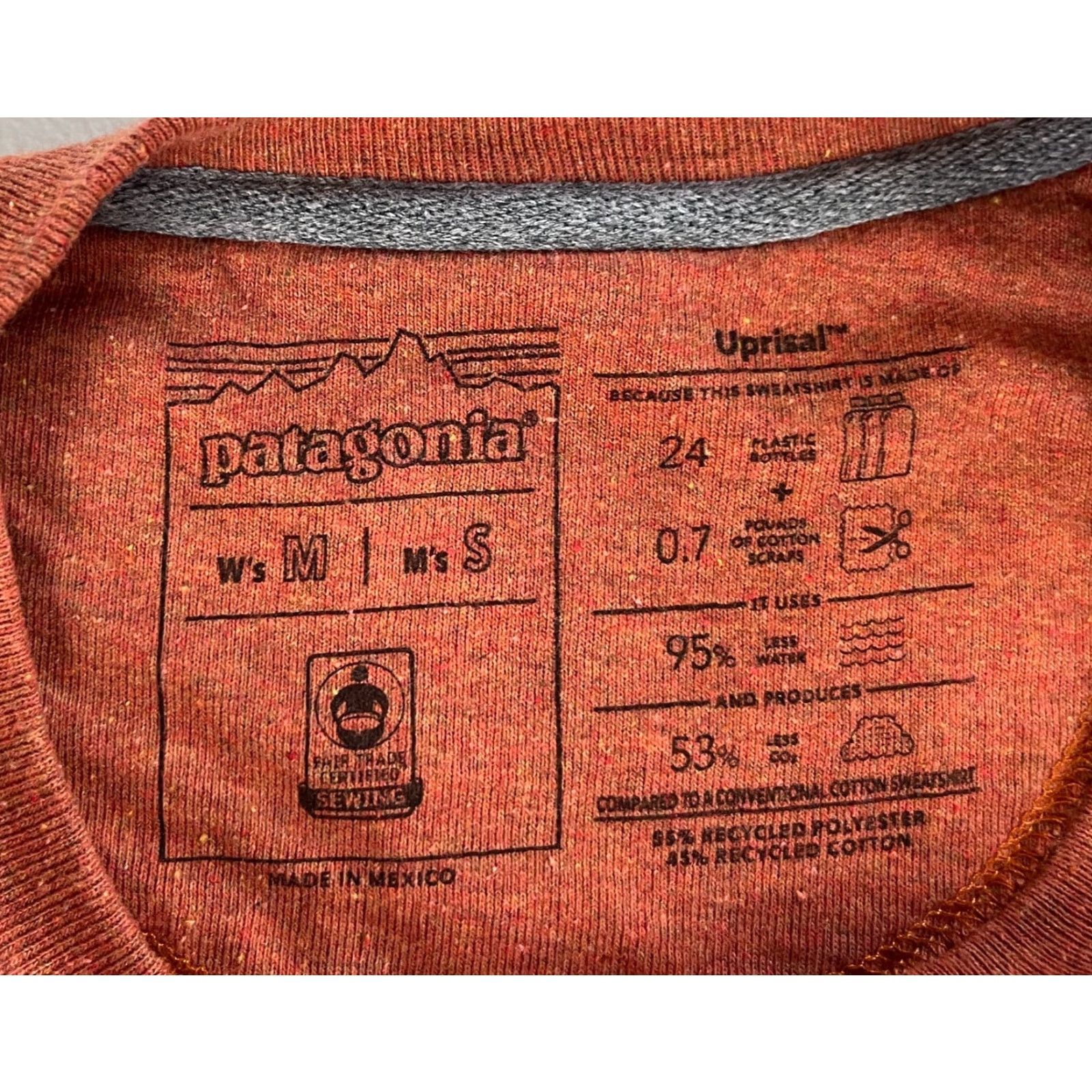 Patagonia Patagonia Fitz Roy Bear Uprisal Crew Sweatshirt M Women's, Small Men's | Quartz Coral | Cotton Blend | Pullover Crew Neck | Unisex Adults | Activewear Size M / US 6-8 / IT 42-44 - 7 Thumbnail
