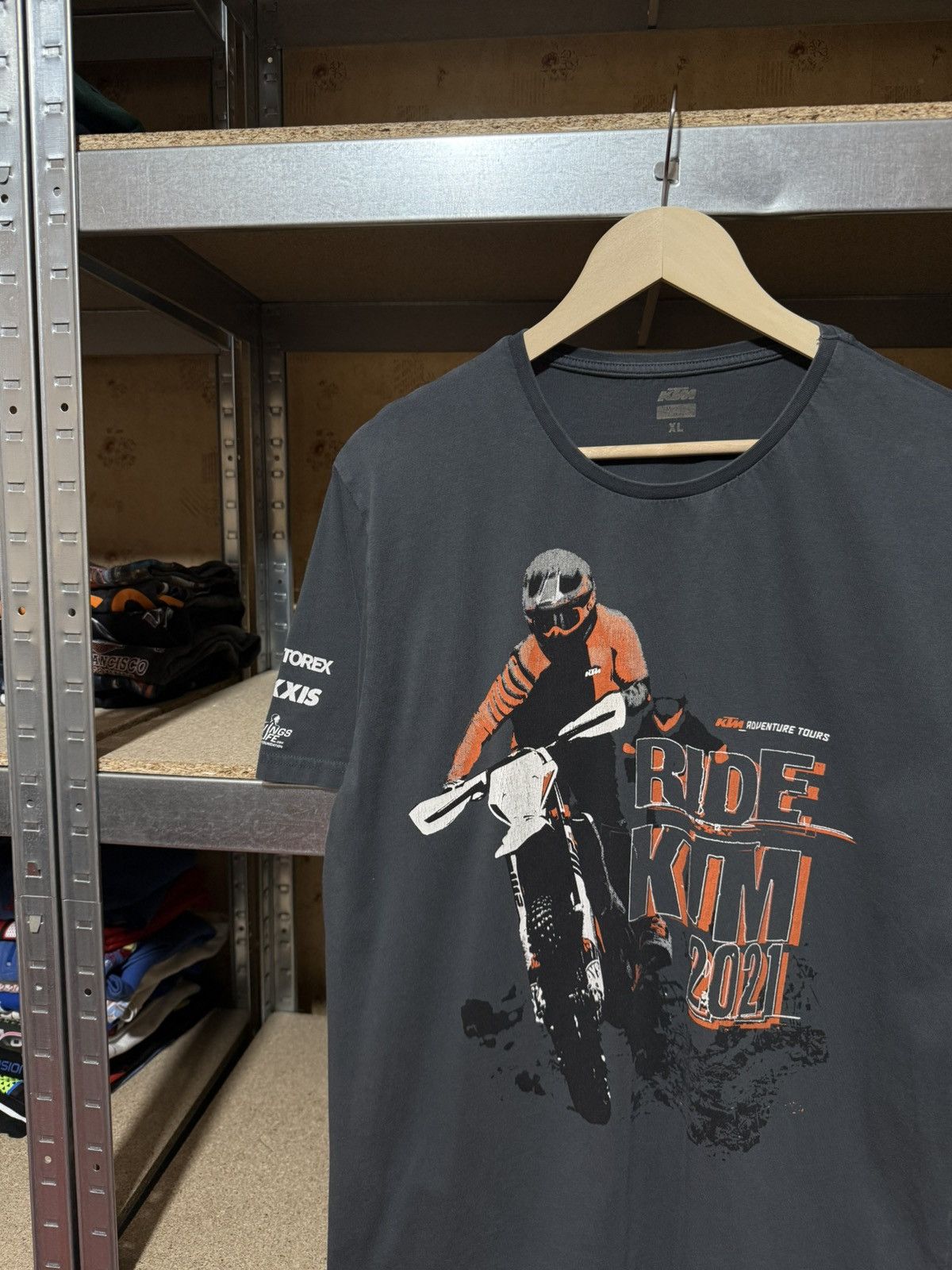 Vintage Vintage Ride KTM Adventure Tours 2021 Moro Racing T-Shirt Size US XL / EU 56 / 4 - 3 Thumbnail