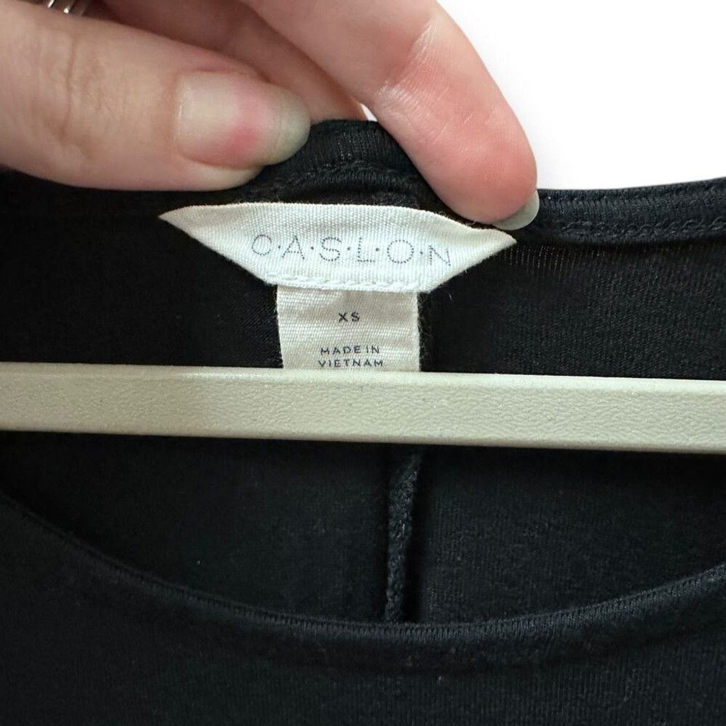 Nordstrom Caslon Sleeveless Swing Dress in Black Size XS / US 0-2 / IT 36-38 - 5 Thumbnail