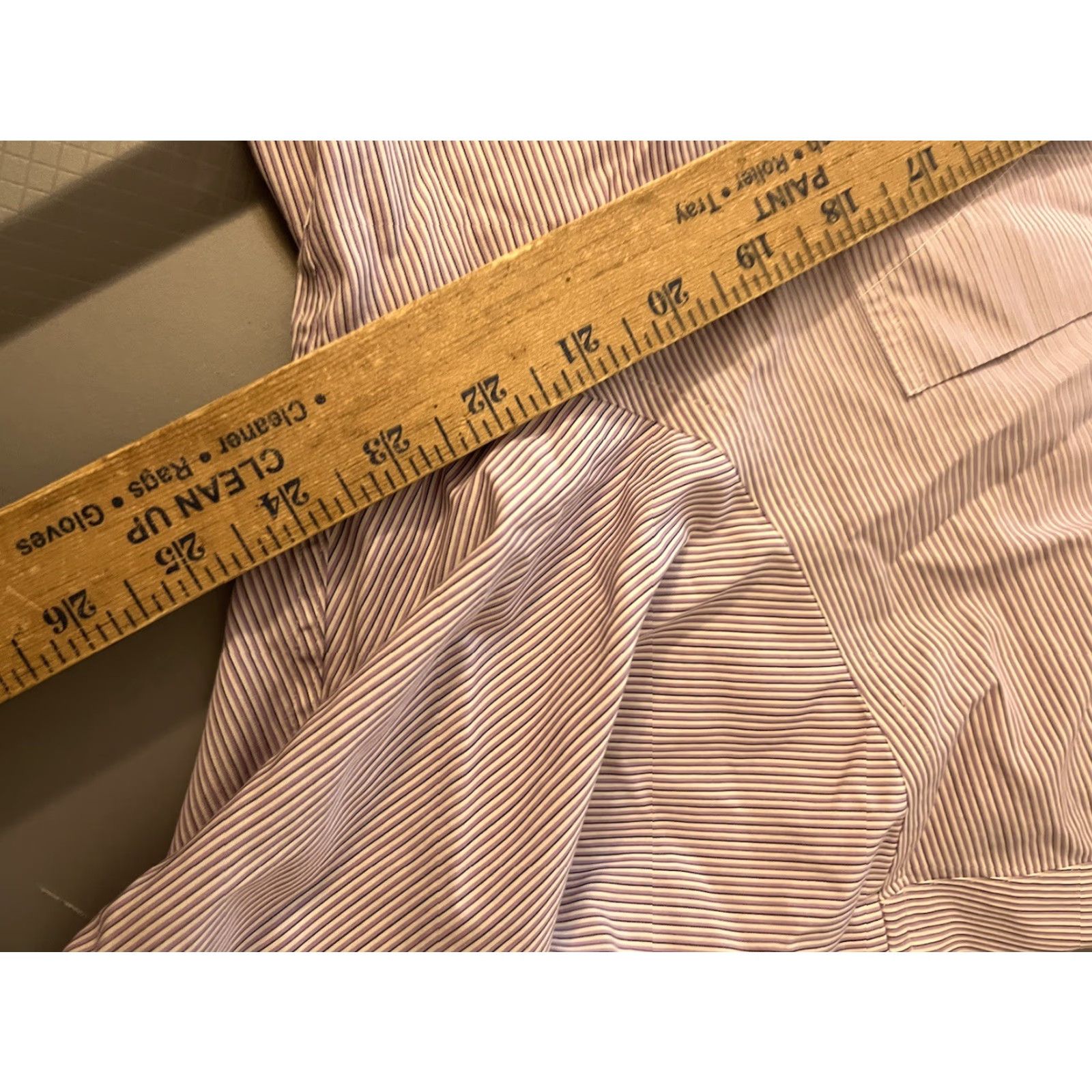 Ralph Lauren Lauren Ralph Lauren Shirt Men Purple Striped Non Iron Button-Up 16 Regular Fit Size L Casual Vintage No Size US L / EU 52-54 / 3 - 5 Thumbnail
