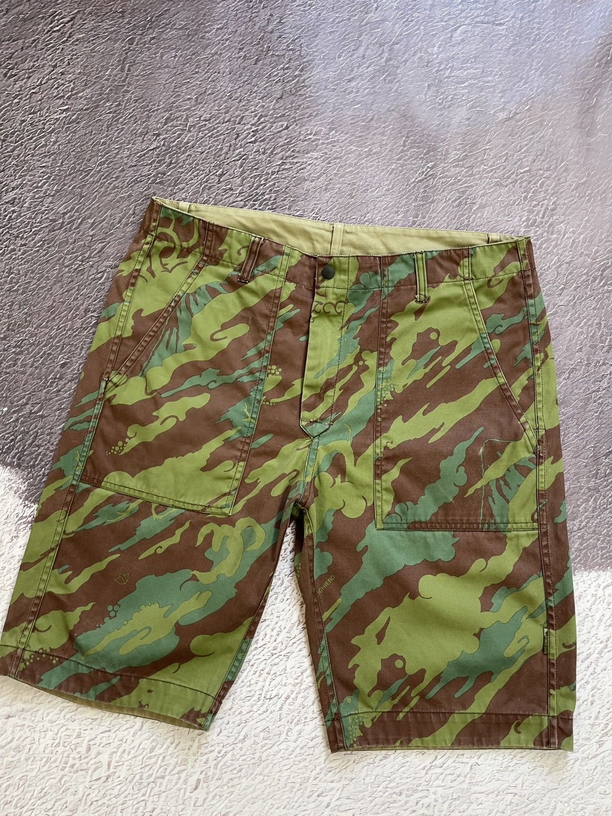 Japanese Brand × Maharishi Maharishi reversible camouflage/beige military shorts rare Size US 36 / EU 52 - 10 Thumbnail