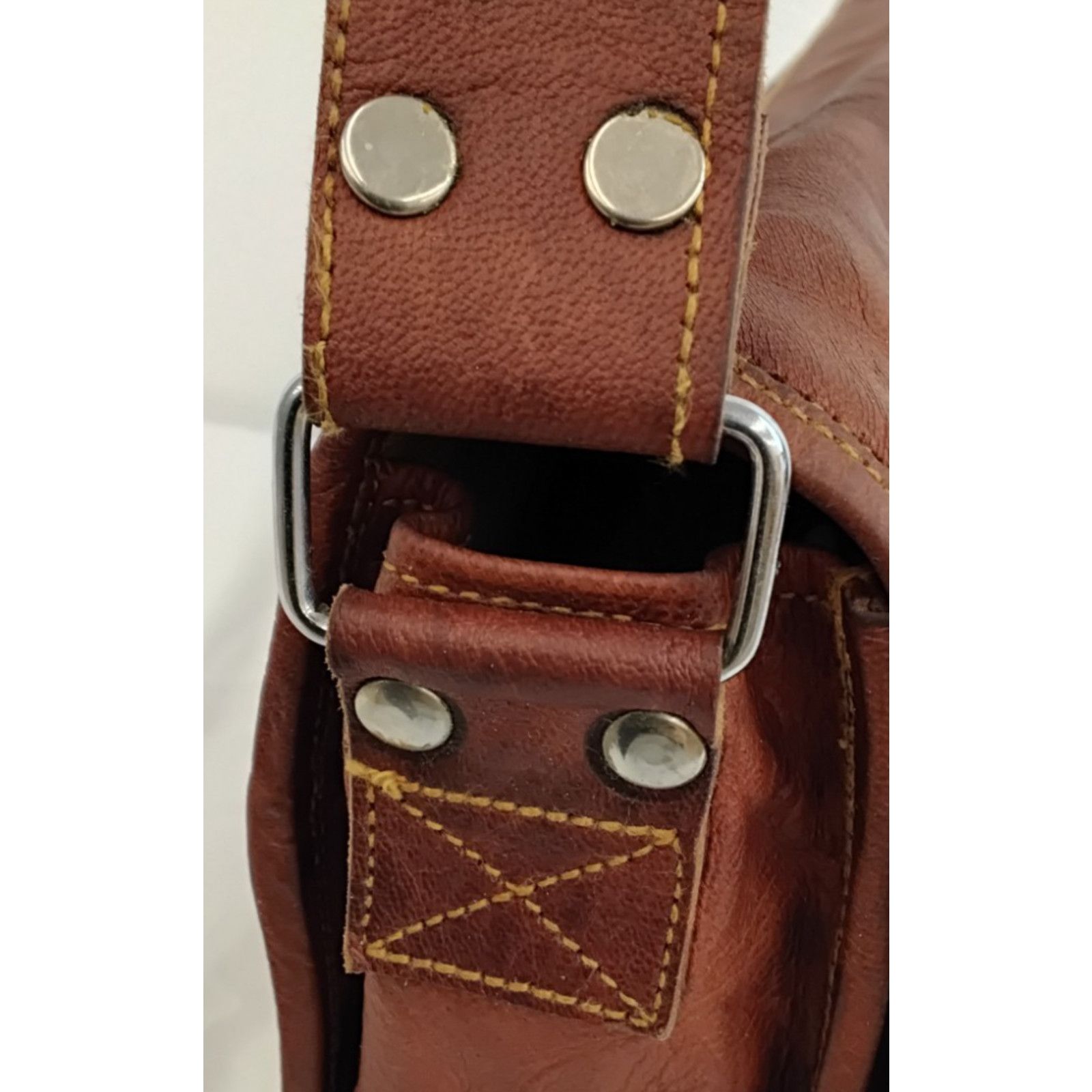 Carbon Carbon 2 Cobalt Messenger Bag Brown Full Grain Leather Size ONE SIZE - 8 Thumbnail