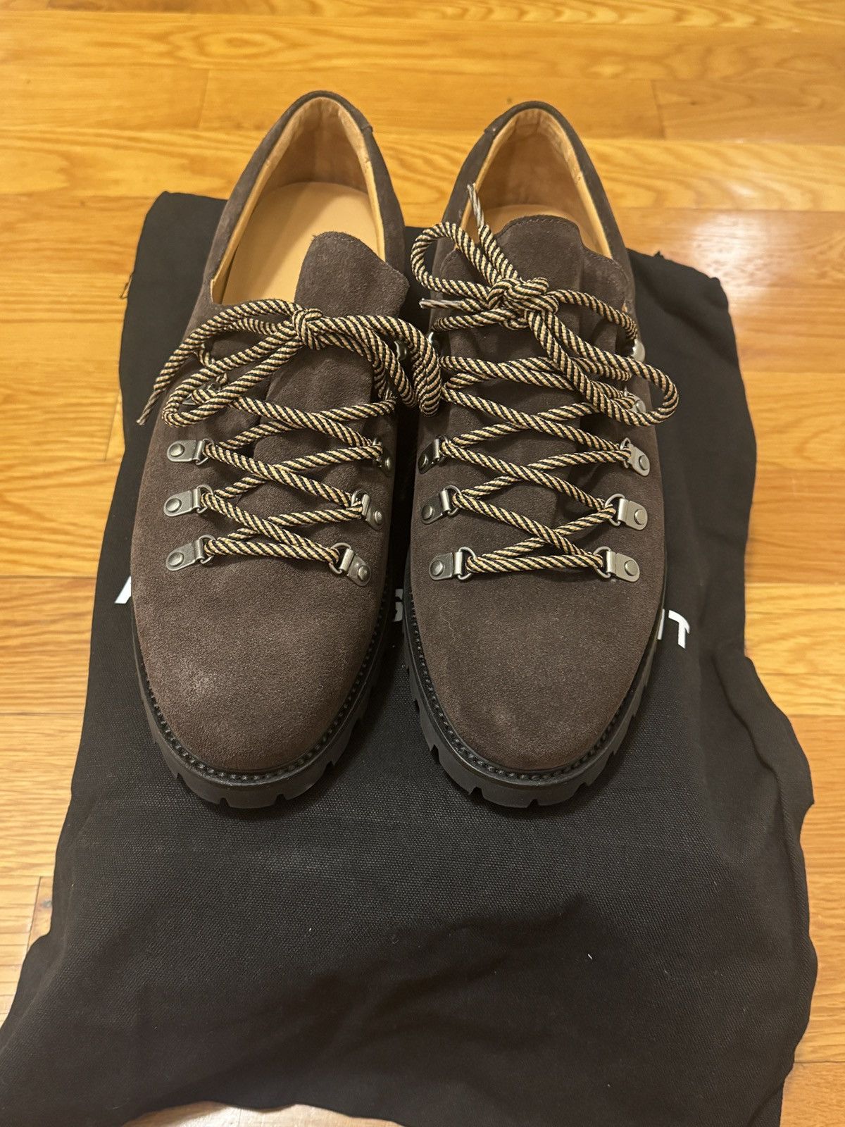 Other Paper Straight Mens Derby Shoes 45 EU Size US 11.5 / EU 44-45 - 3 Thumbnail