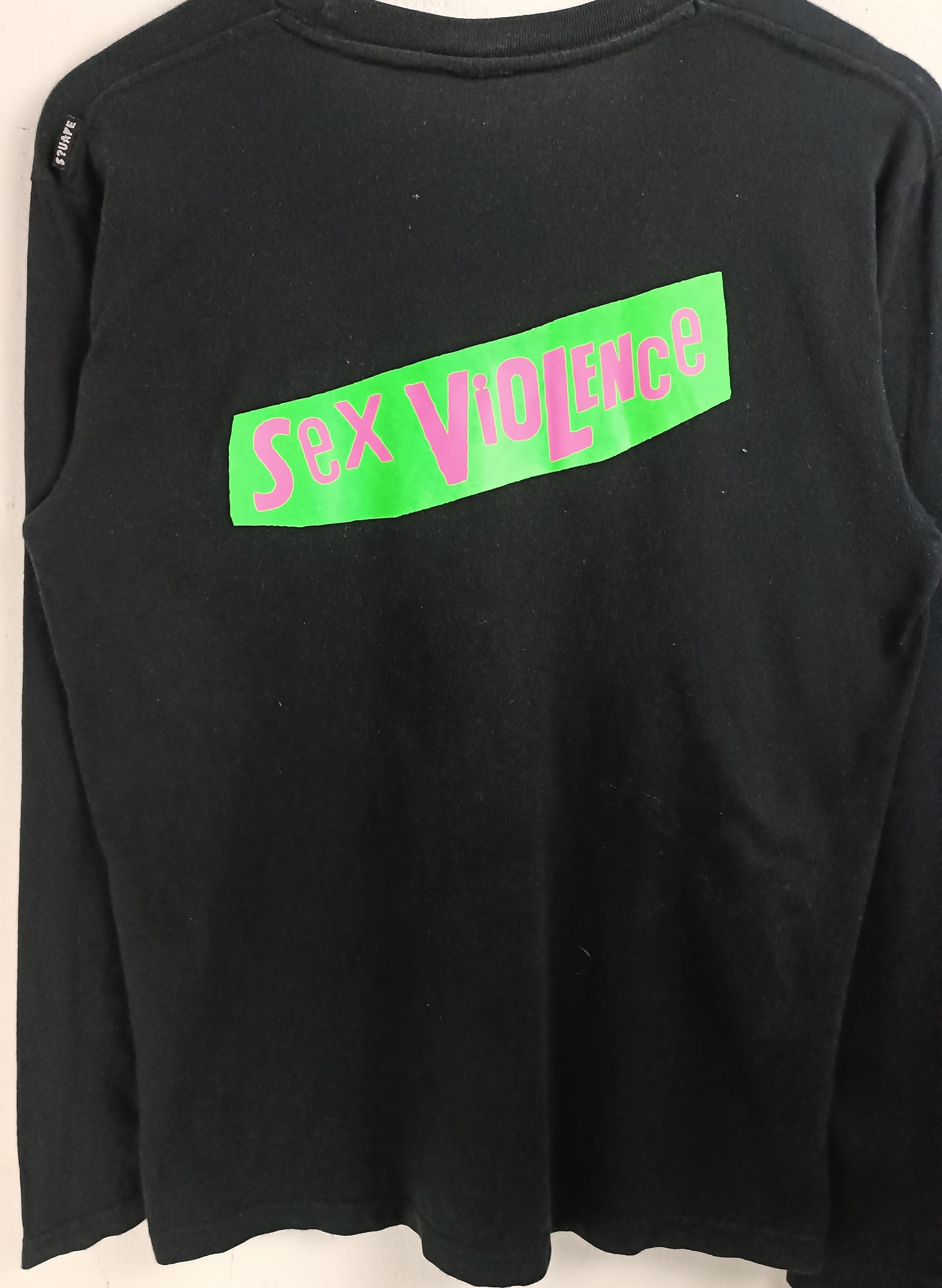 Japanese Brand VINTAGE SEX VIOLENCE SEX PISTOLS PARODY FUNNY HUMOR TEE Size US L / EU 52-54 / 3 - 11 Thumbnail