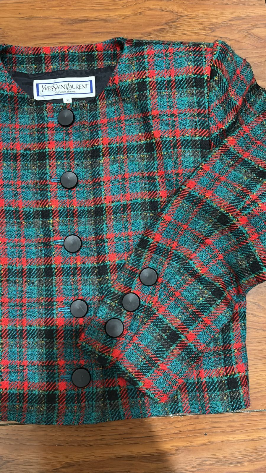 Yves Saint Laurent Yves Saint Laurent / 90's round neck pattern Size M / US 6-8 / IT 42-44 - 5 Thumbnail