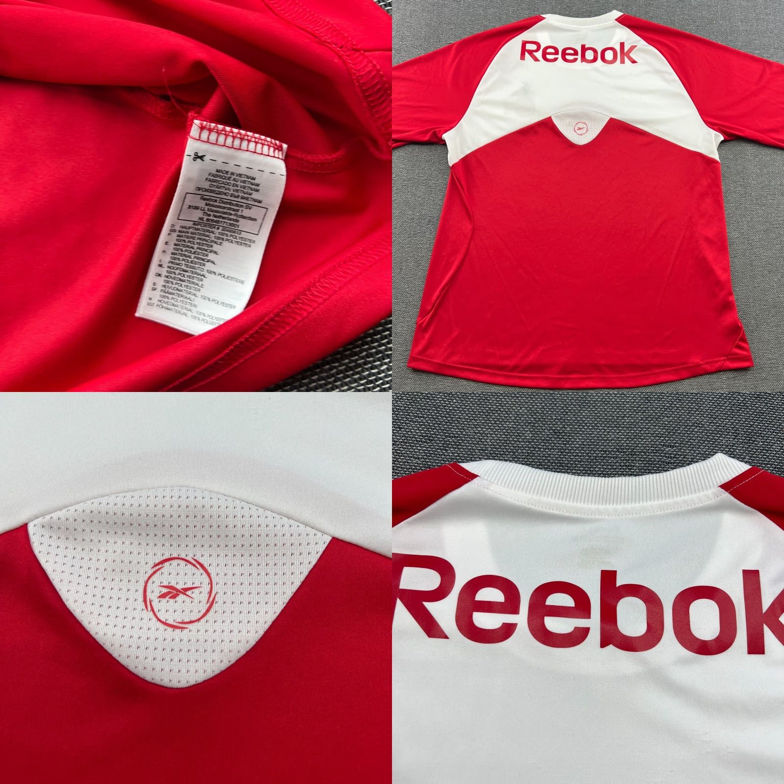 Reebok FC Koln 2009 2010 Training Mens Football Jersey Reebok Shirt XL Red Short Sleeve Moisture Wicking Quick Dry Sports Jersey Mens Size US XL / EU 56 / 4 - 8 Thumbnail