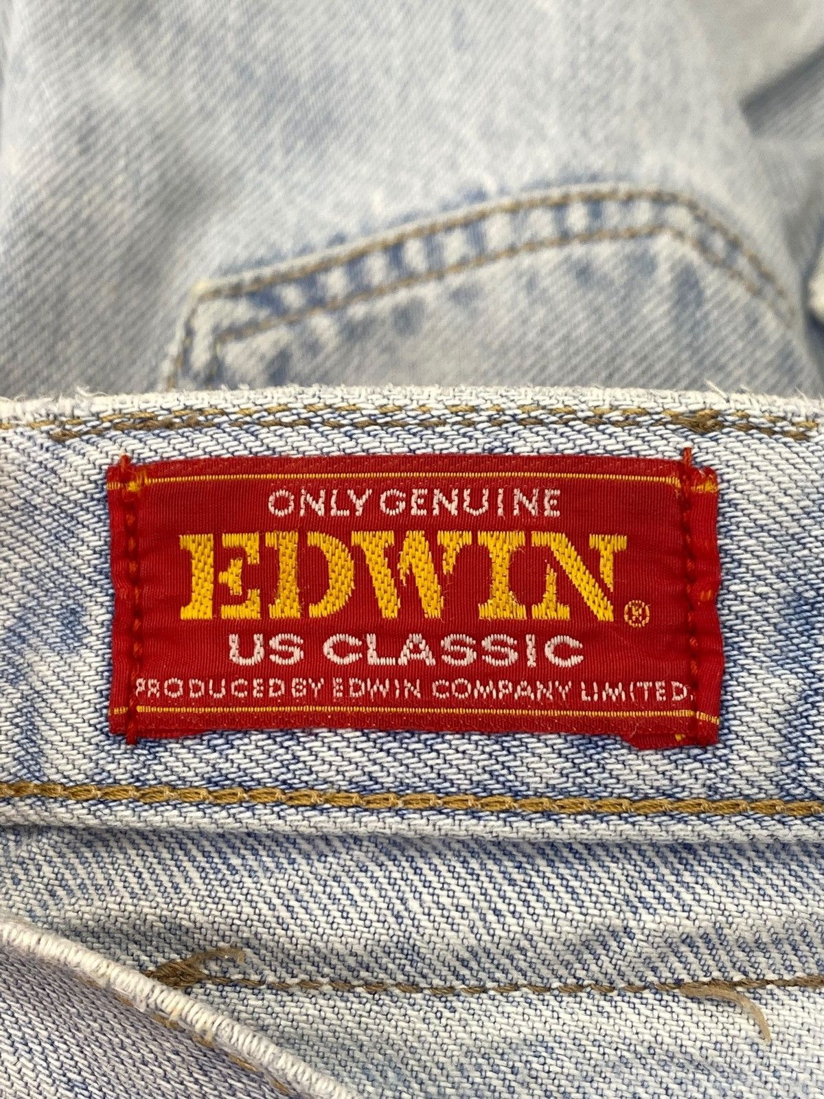 Edwin Edwin Brand Light Blue Wash Style Loose Jeans Size US 30 / EU 46 - 11 Thumbnail