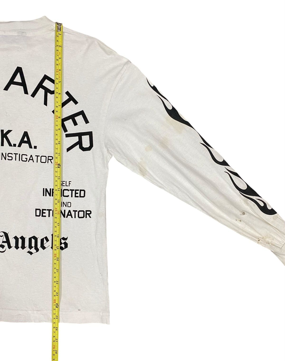 Palm Angels Rare🔥PALM ANGELS Dstressed L/S Shirt sz xs Size US XS / EU 42 / 0 - 11 Thumbnail