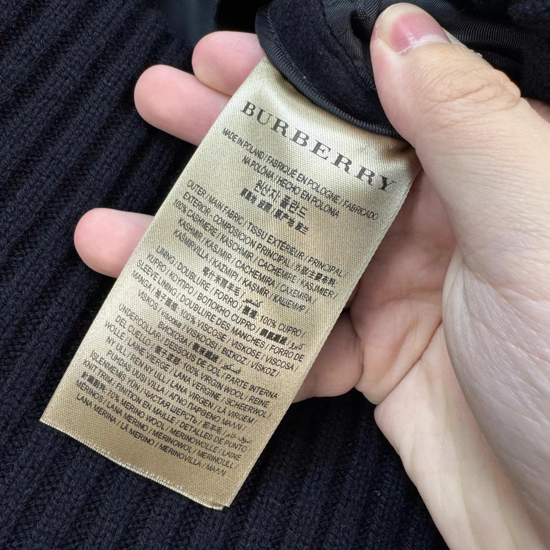 Burberry Burberry DB Cashmere Coat UK2 99N Removable Fur Size XXS / US 00 / IT 34 - 7 Thumbnail