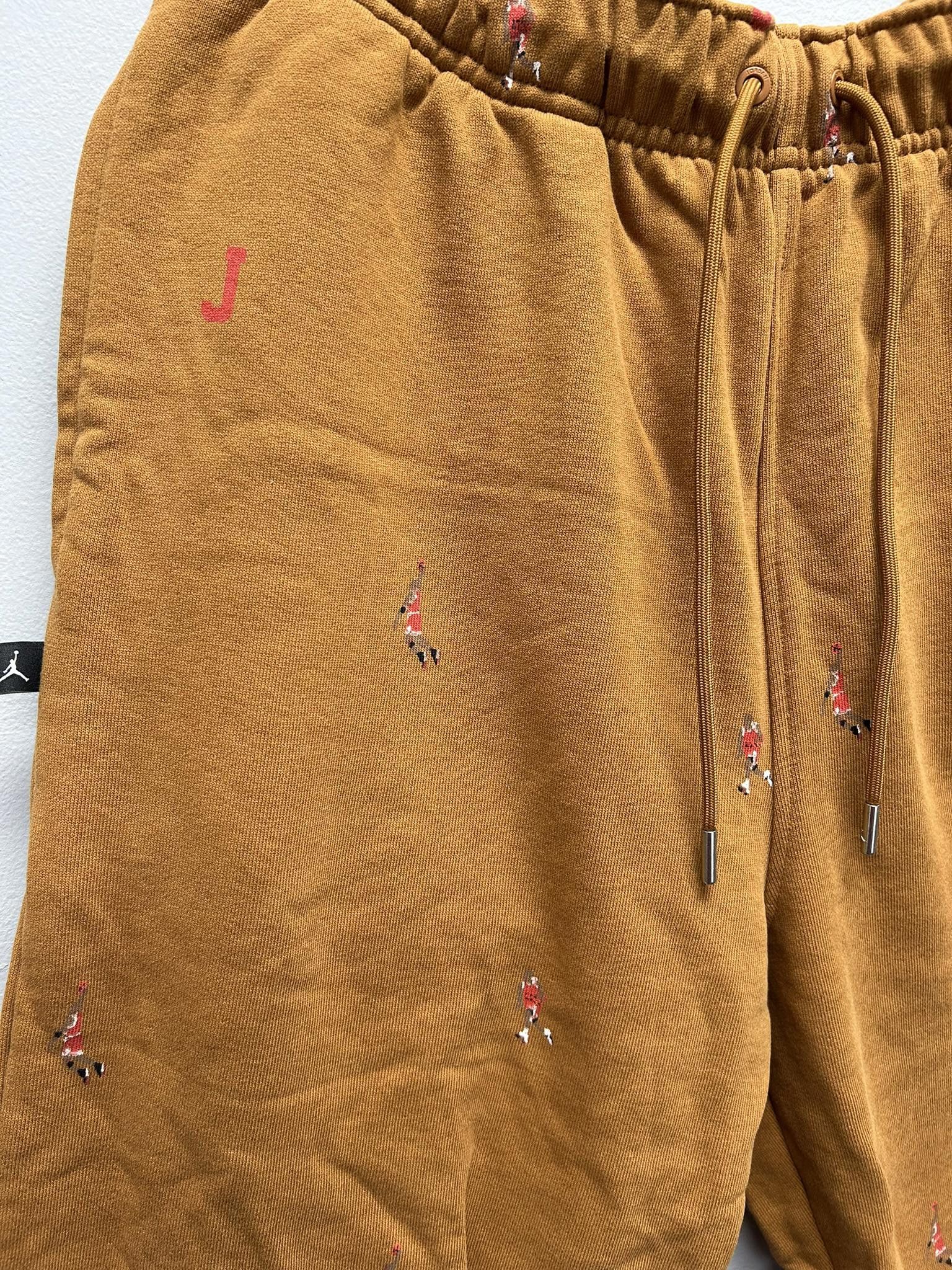 Designer Nike Jordan Basketball Graphic Jogger Pants Size US 34 / EU 50 - 3 Thumbnail