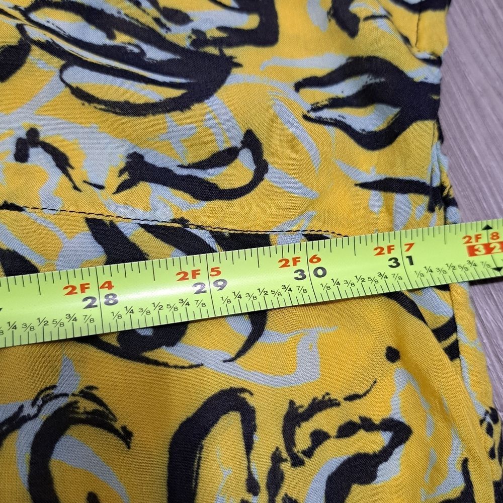 Onia Diane Von Furstenberg x Onia Hanna Floral Kaftan Oversized XS/Small Yellow Size S / US 4 / IT 40 - 8 Thumbnail