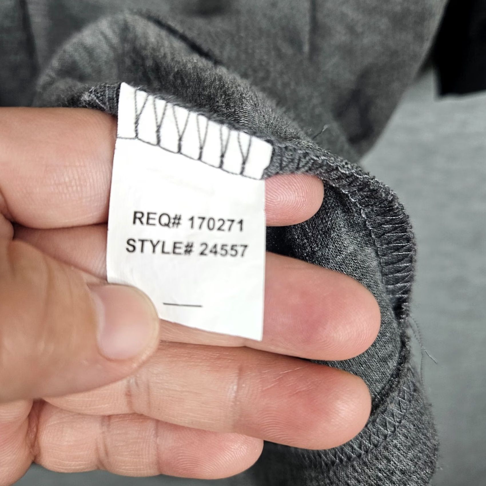 Vintage DYNASTY T-Shirt Mens V-Neck Gray Size L Short Sleeve Logo Jersey Cotton Printed 90s Style Not Applicable Size US L / EU 52-54 / 3 - 3 Thumbnail