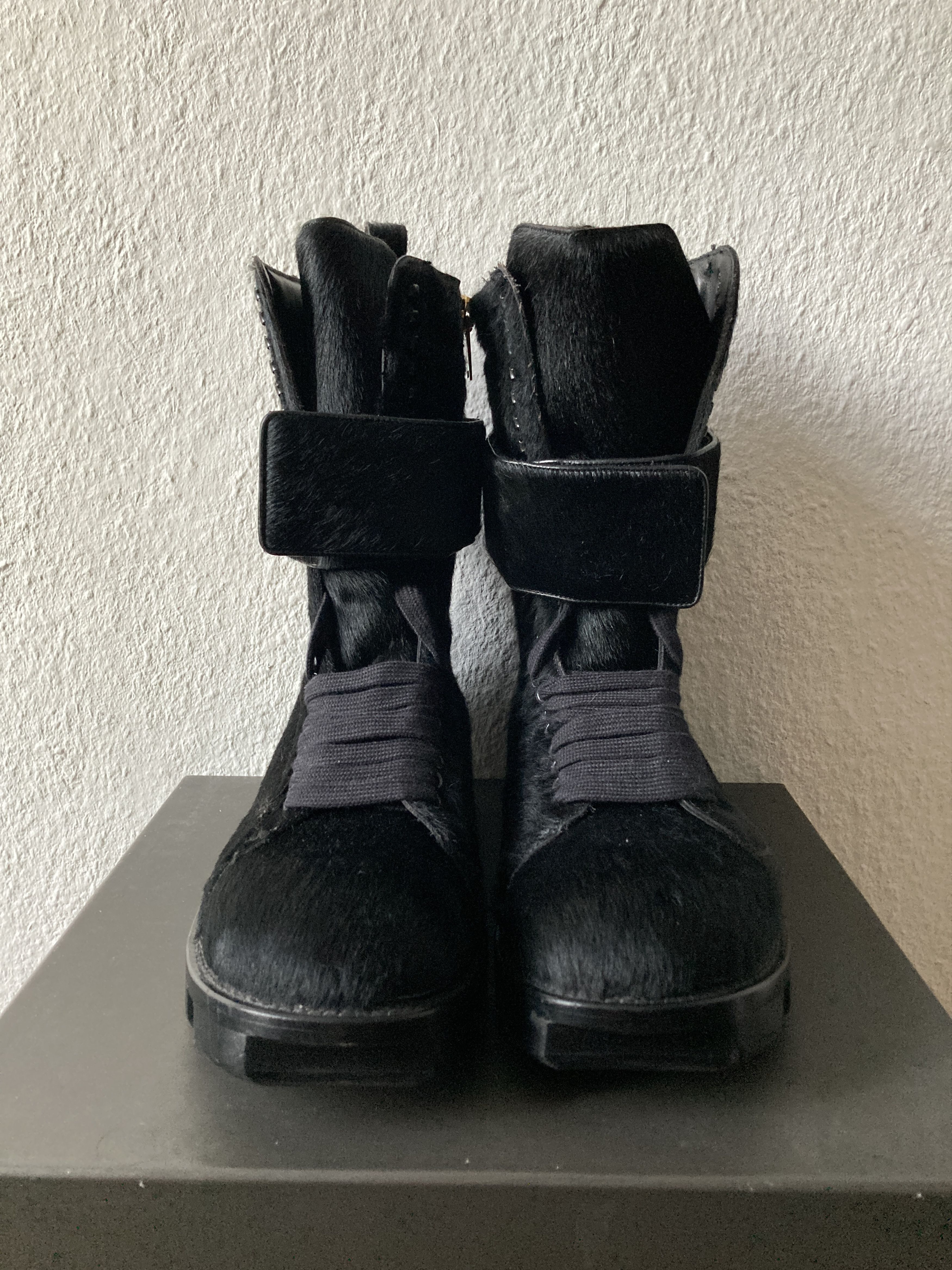 Rick Owens F/W 13 "PLINTH" Runway Pony Hair Hiker Megatooth Boots IT45 Size US 12 / EU 45 - 4 Thumbnail