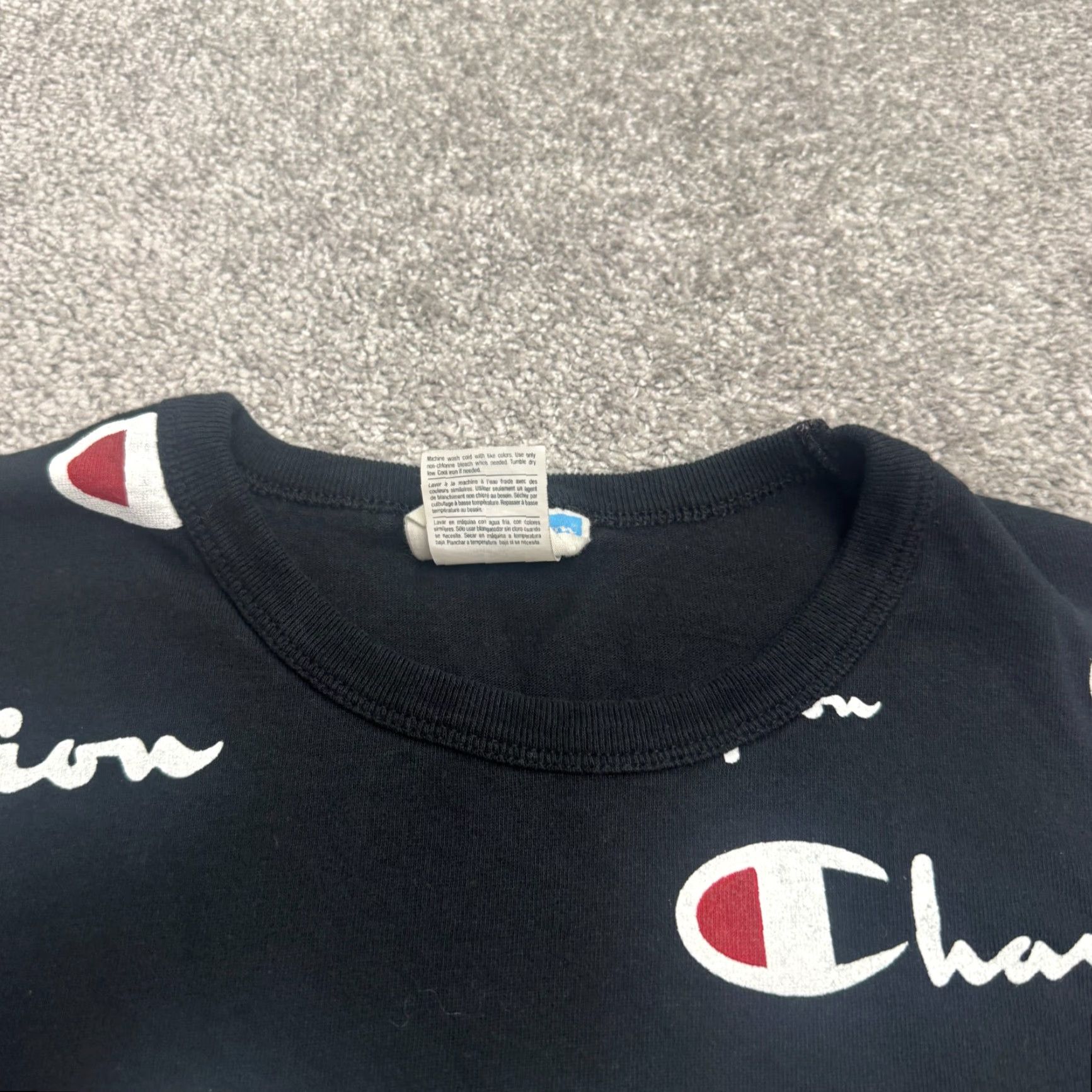 Champion Champion Graphic Print T-Shirt Men Medium Black Casual Streetwear Sportwear Size US M / EU 48-50 / 2 - 5 Thumbnail